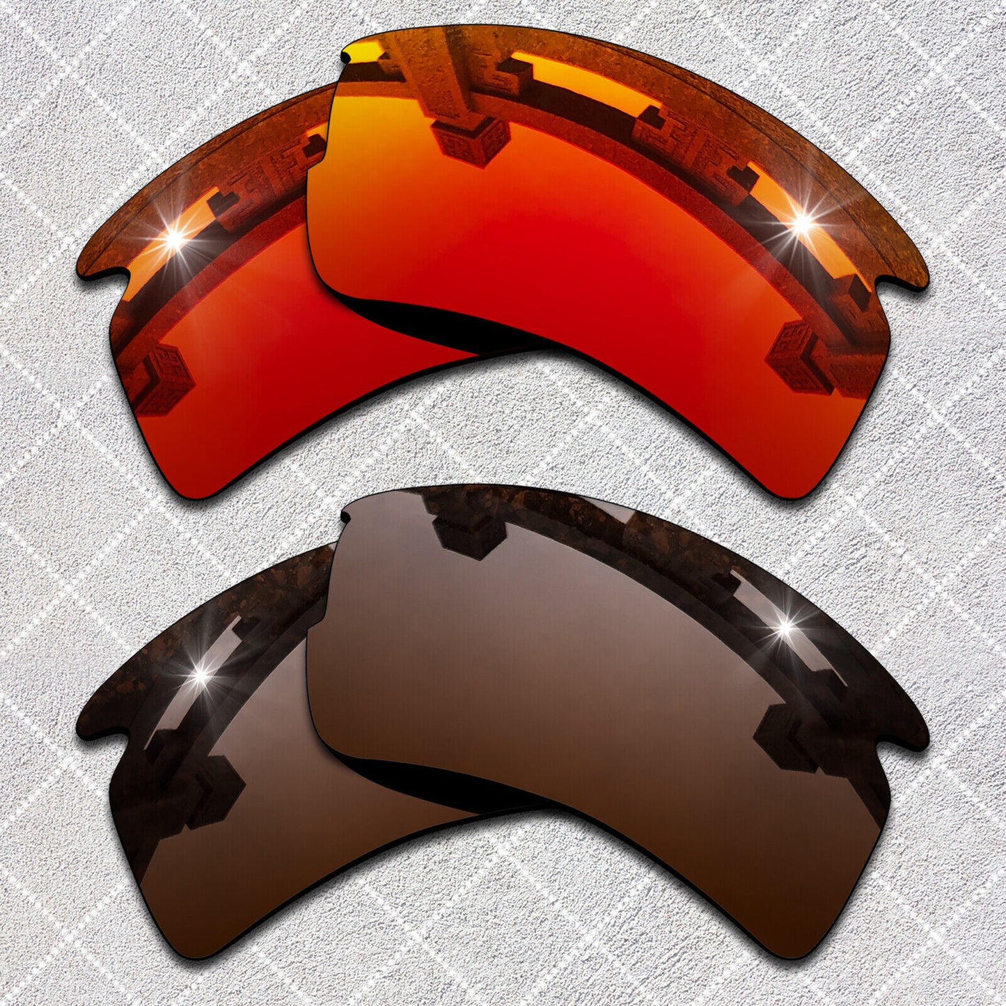 HeyRay Replacement Lenses for Flak 2.0 XL OO9188 Sunglasses Polarized - Options