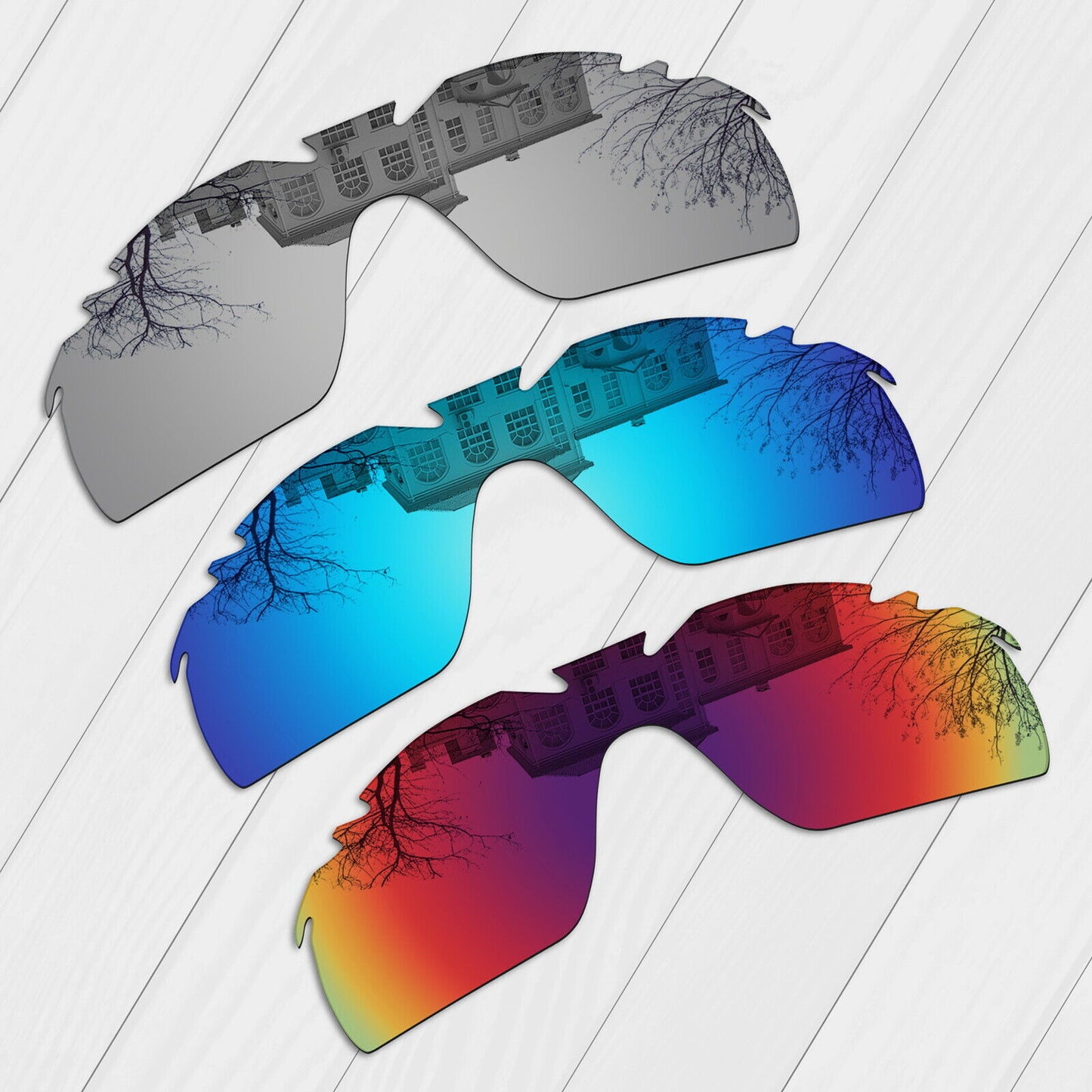 POLARIZED Replacement Lens&Kit For-Oakley Radarlock XL Vented OO9196 Options