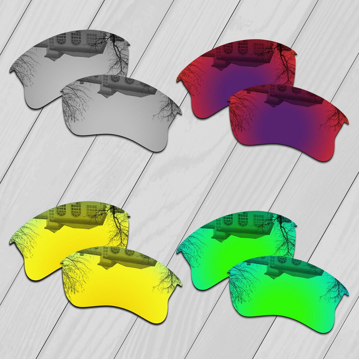 POLARIZED Replacement Lenses For-Oakley Half Jacket XLJ Anti-Scratch Options