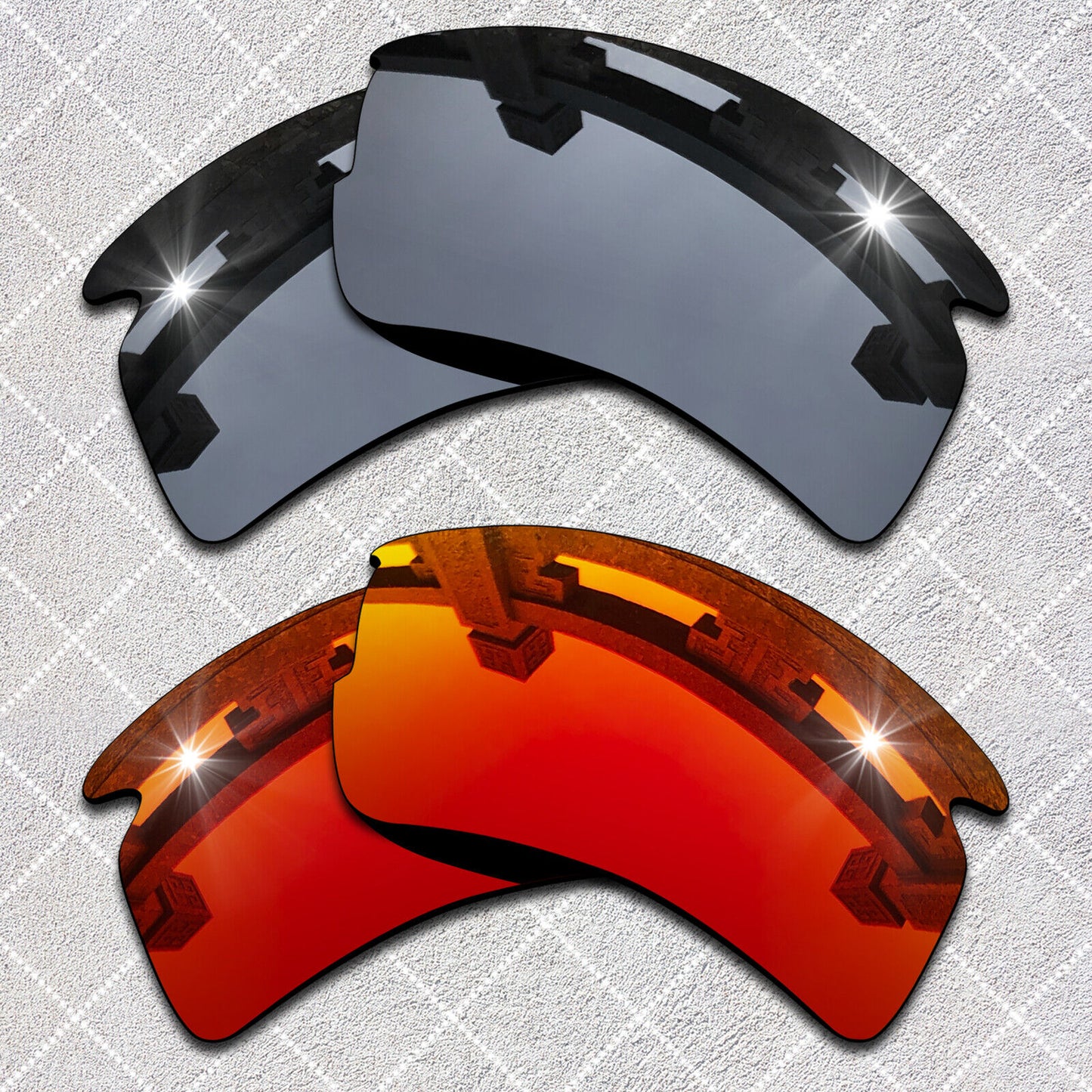 HeyRay Replacement Lenses for Flak 2.0 XL OO9188 Sunglasses Polarized - Options