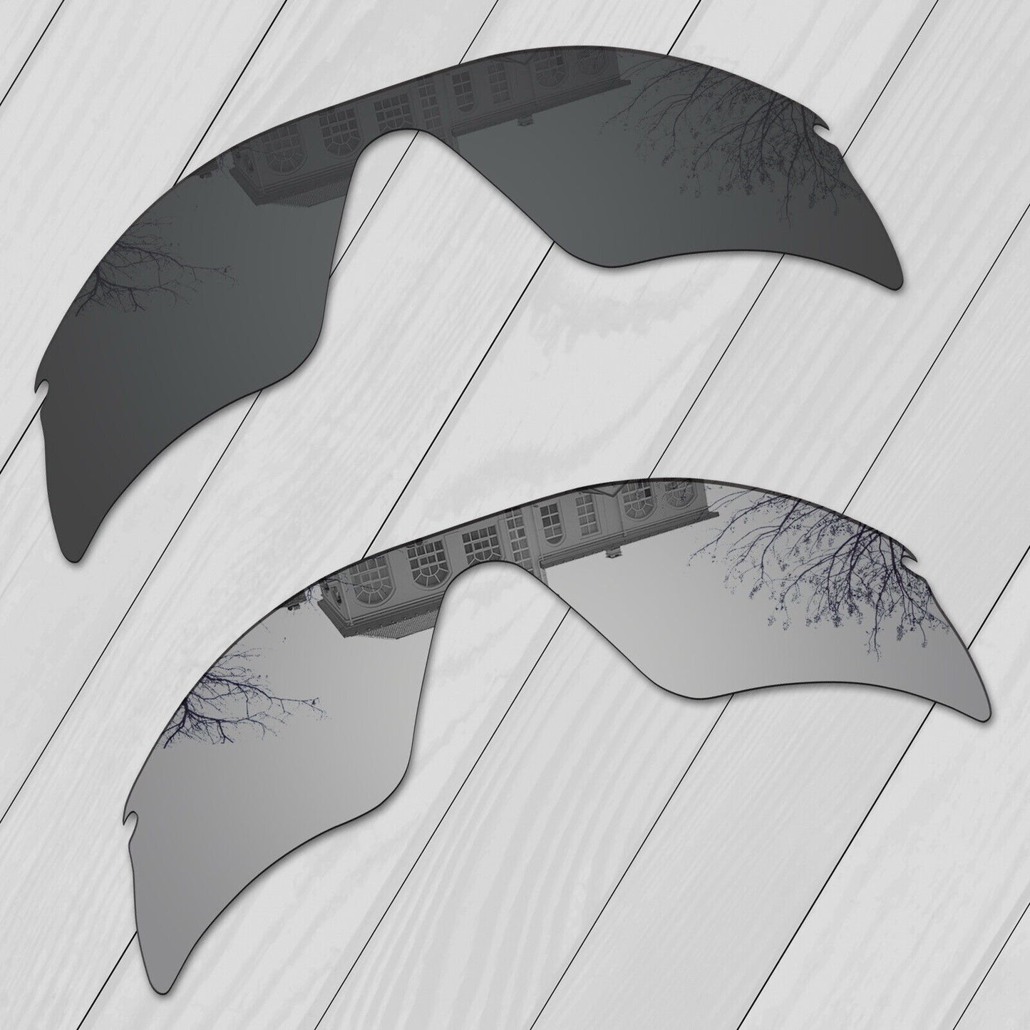 POLARIZED Replacement Lot Lenses For-Oakley Radar Range Sunglasses Anti-Scratch