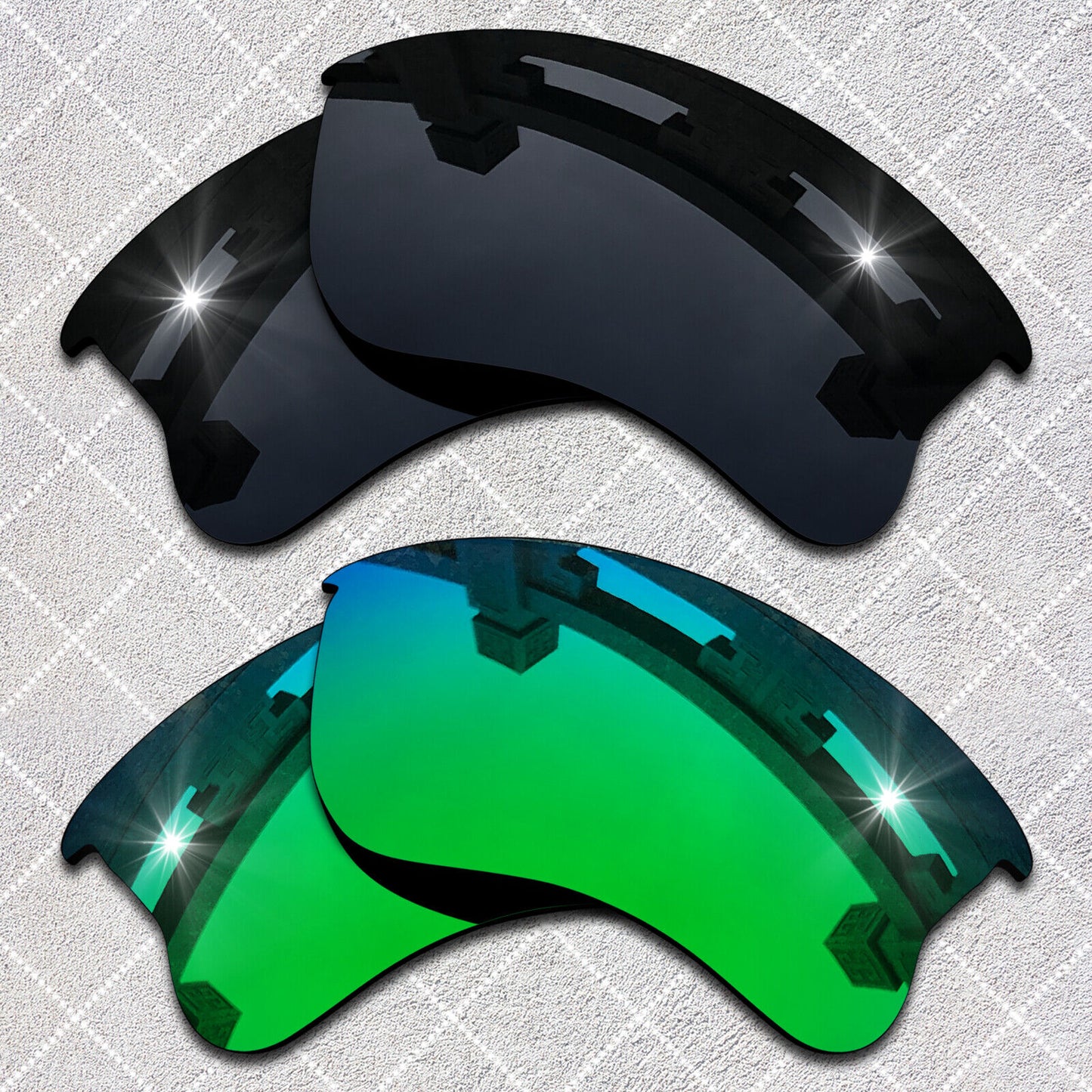 HeyRay Replacement Lenses for Flak Jacket XLJ Sunglasses Polarized - Options
