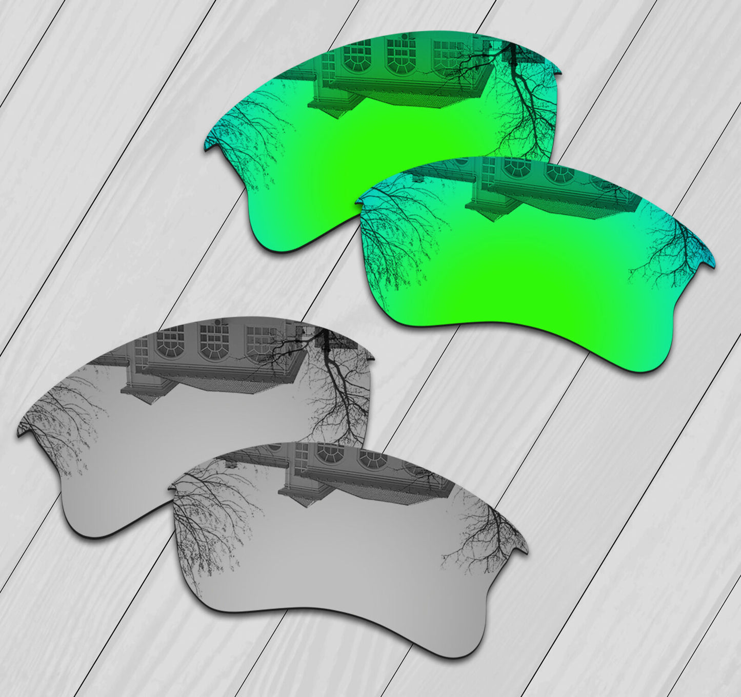 POLARIZED Replacement Lenses For-Oakley Half Jacket 2.0 XL Anti-Scratch Options