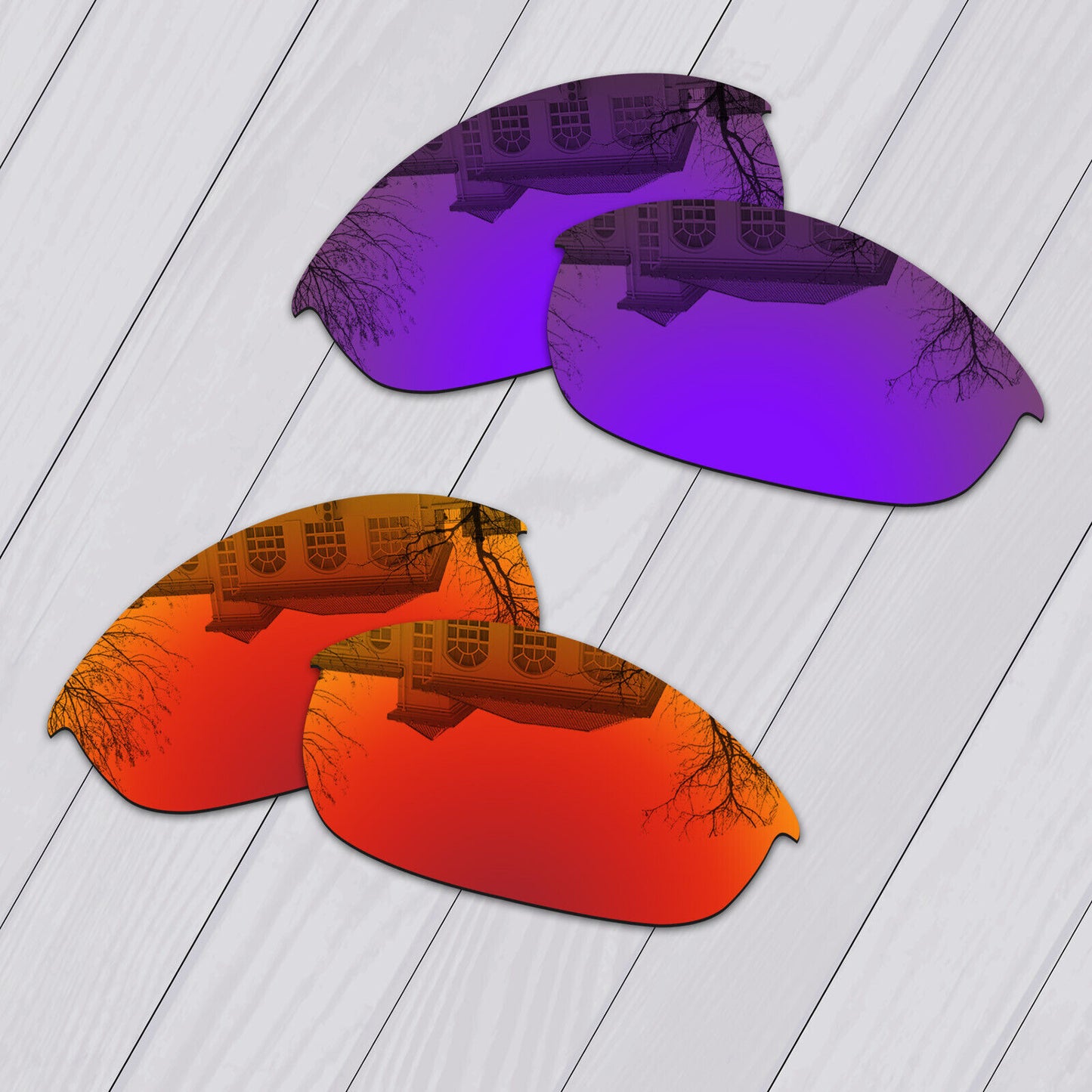 POLARIZED Replacement Lenses For-Oakley Half Jacket Sunglasses Anti-Scratch