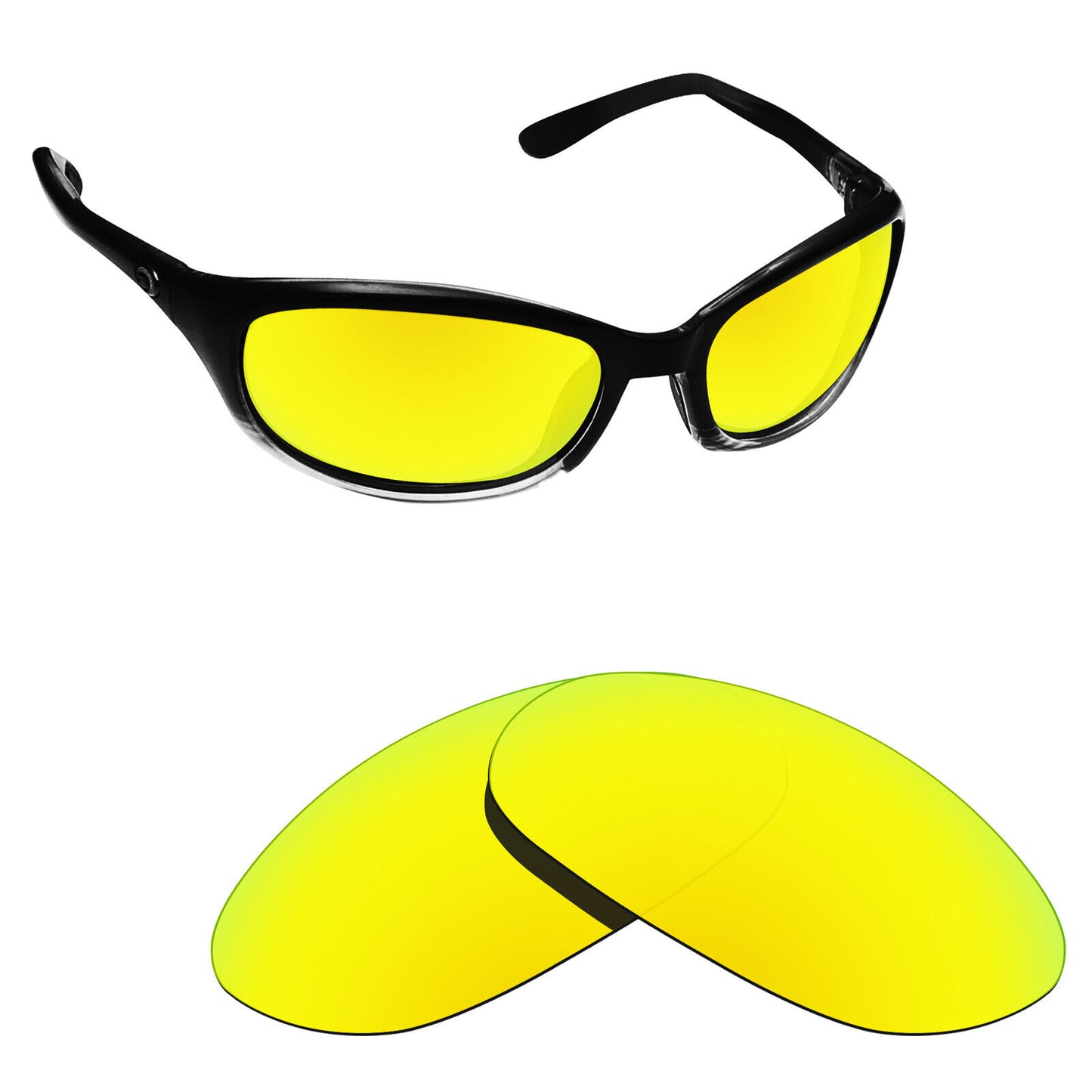 Hawkry Polarized Replacement Lenses for-Costa Harpoon Sunglass - Multiple