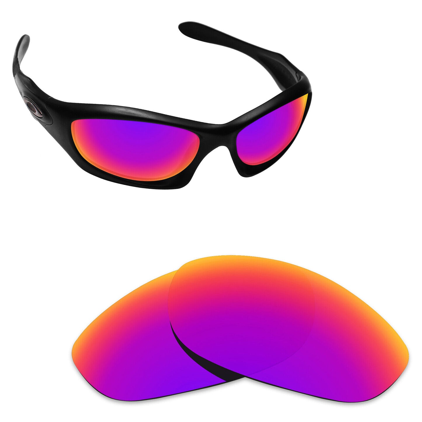 Hawkry Polarized Replacement Lenses for-Oakley Monster Dog Sunglass - Multiple