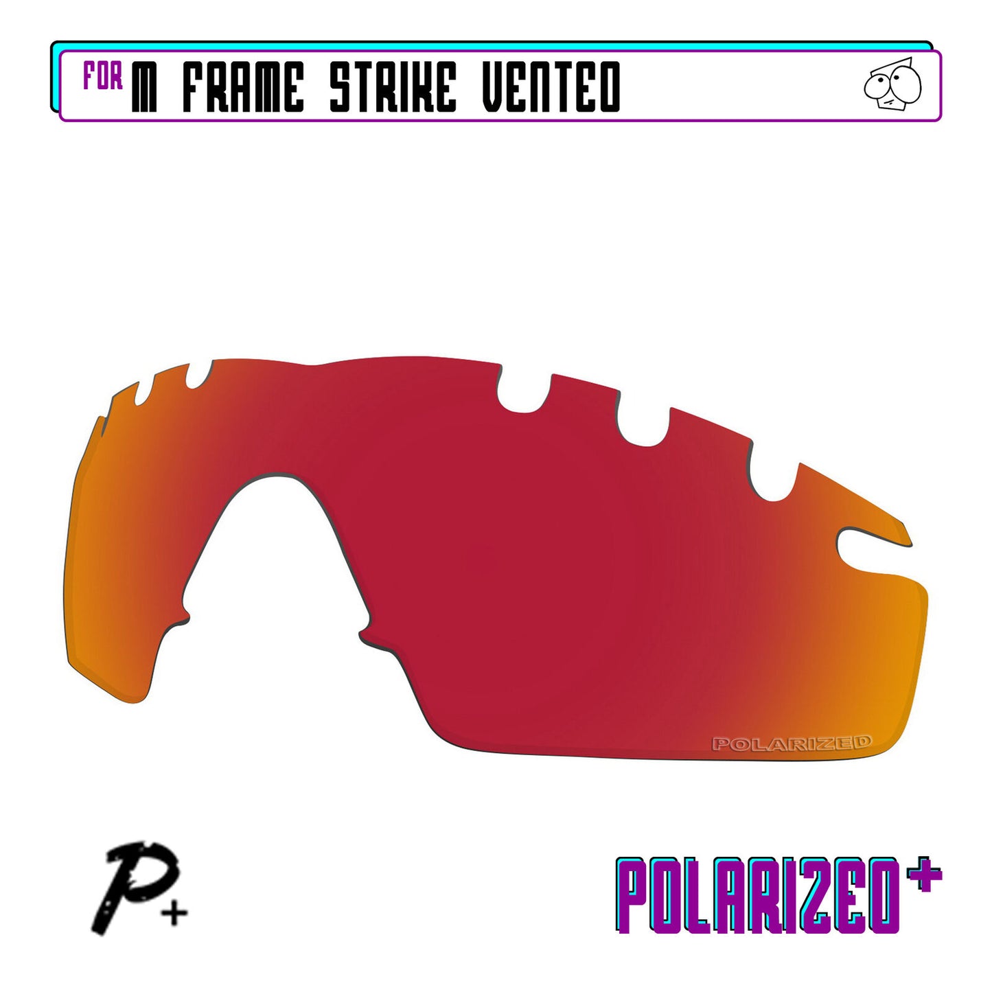 POLARIZED Replacement Lenses & Kit For-Oakley M Frame Strike Vented Anti-Scratch