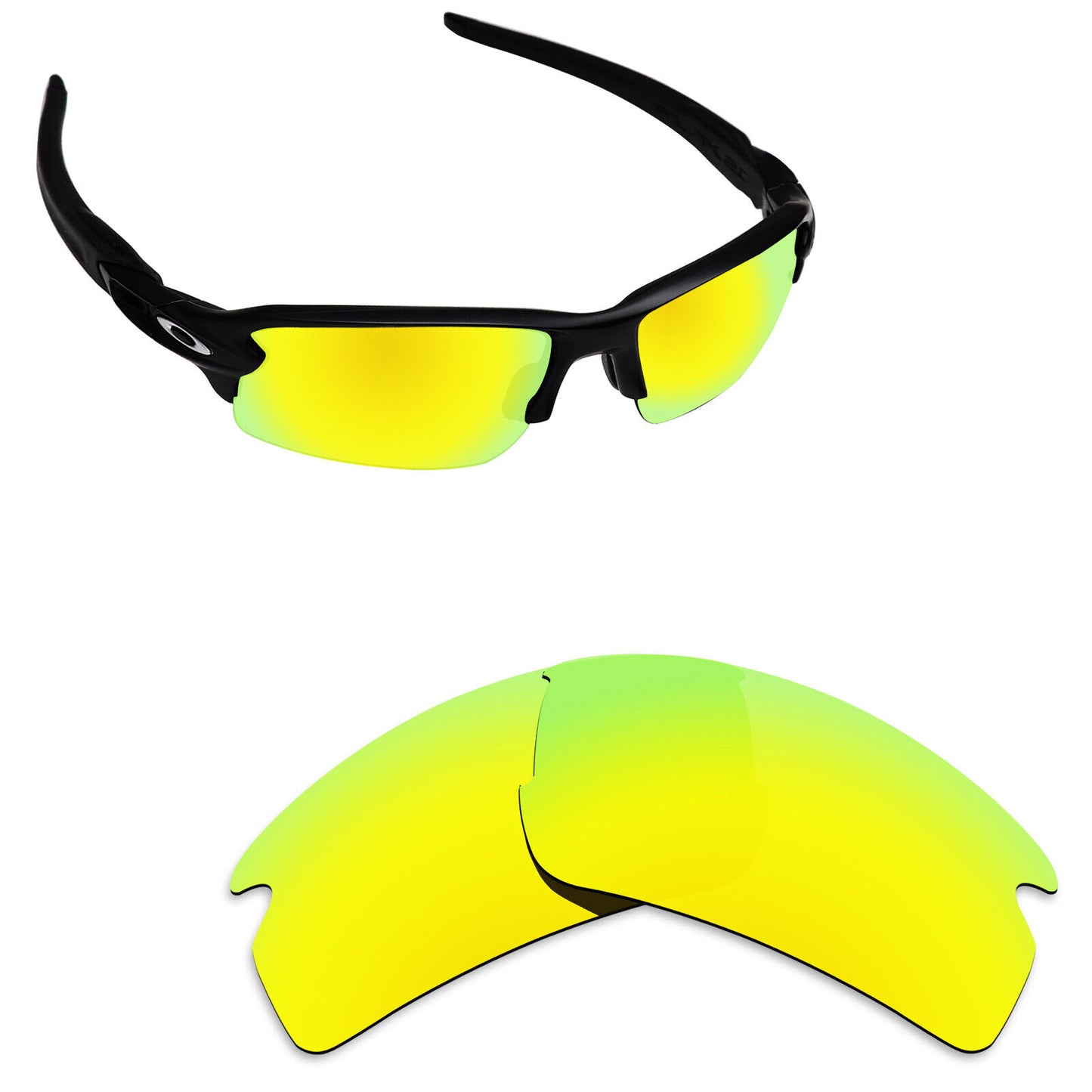 Hawkry Polarized Replacement Lens for-Oakley Flak 2.0 OO9295 Sunglass - Multiple