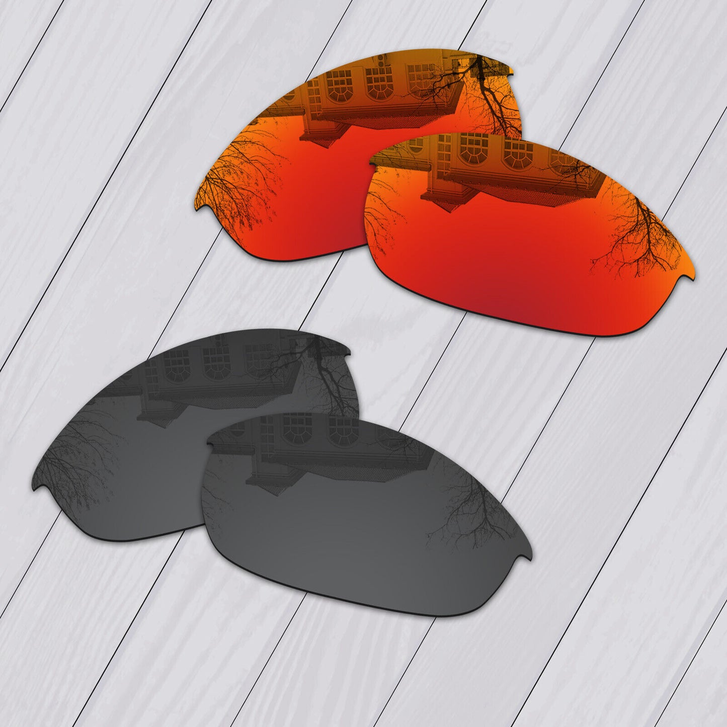 POLARIZED Replacement Lenses For-Oakley Half Jacket Sunglasses Anti-Scratch