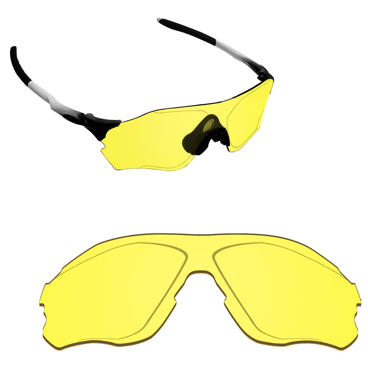 Hawkry Polarized Replacement Lenses for-Oakley EVZero Path OO9313- Options