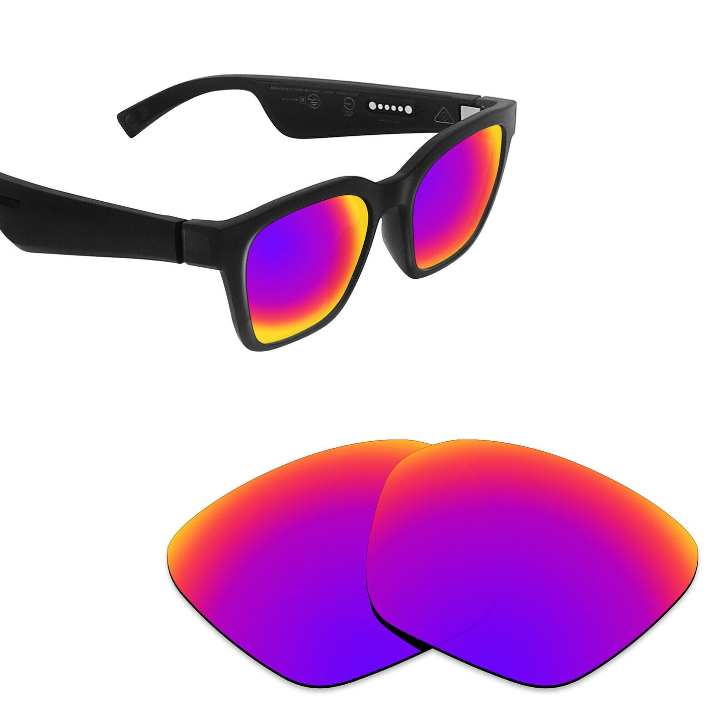 Hawkry Polarized Replacement Lenses for-BOSE Alto S/M Sunglass - Options