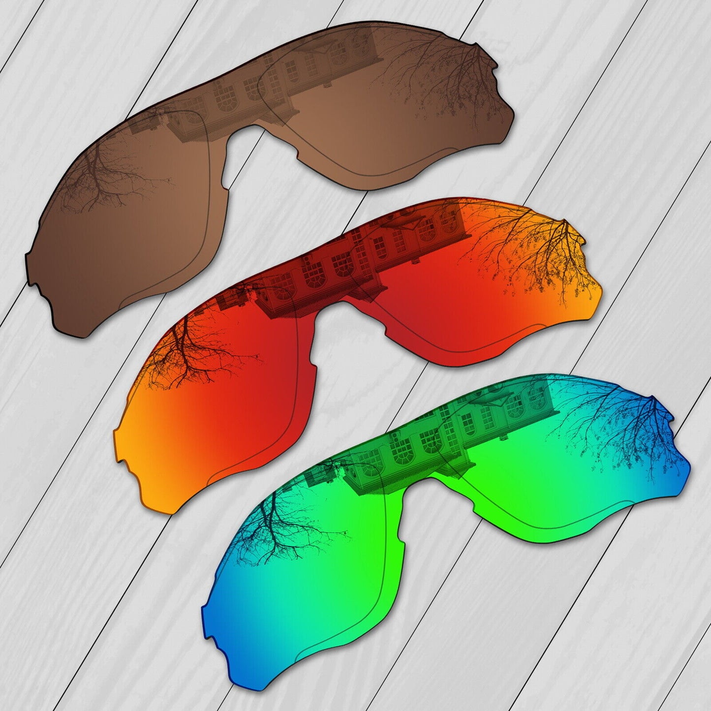 POLARIZED Replacement Lot Lenses For-Oakley EVZero Range AF OO9337 Anti-Scratch