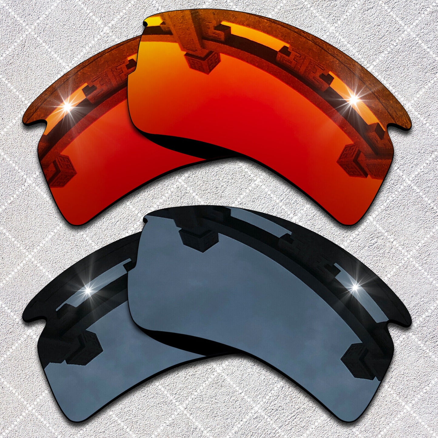 HeyRay Replacement Lenses for Flak 2.0 XL OO9188 Sunglasses Polarized - Options