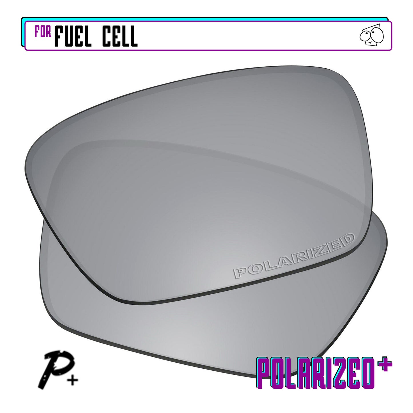 POLARIZED+ Replacement Lens For-Oakley Fuel Cell Sunglass Anti-Scratch