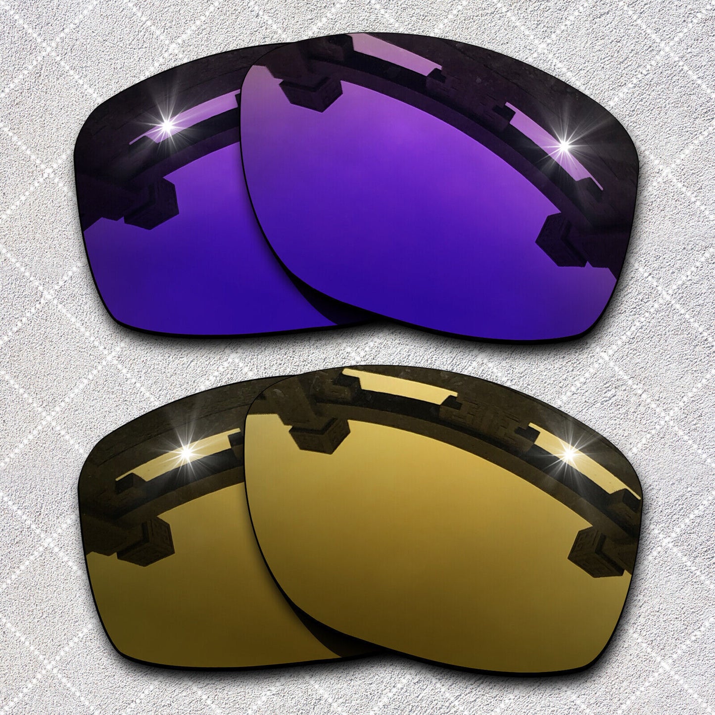 HeyRay Replacement Lenses for Pit Bull Asian Fit OO9161 Sunglasses Polarized-Opt