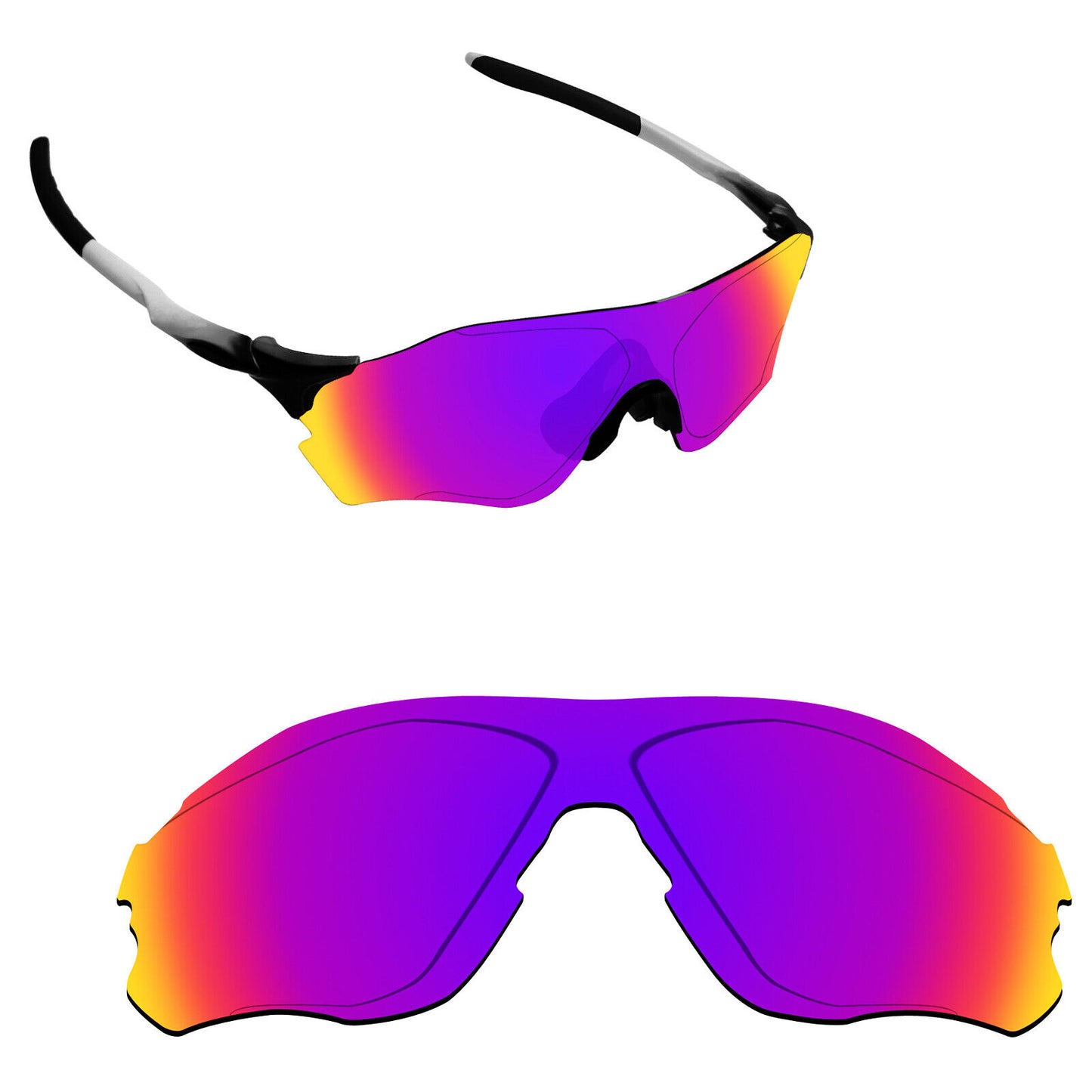 Hawkry Polarized Replacement Lenses for-Oakley EVZero Path OO9313- Options