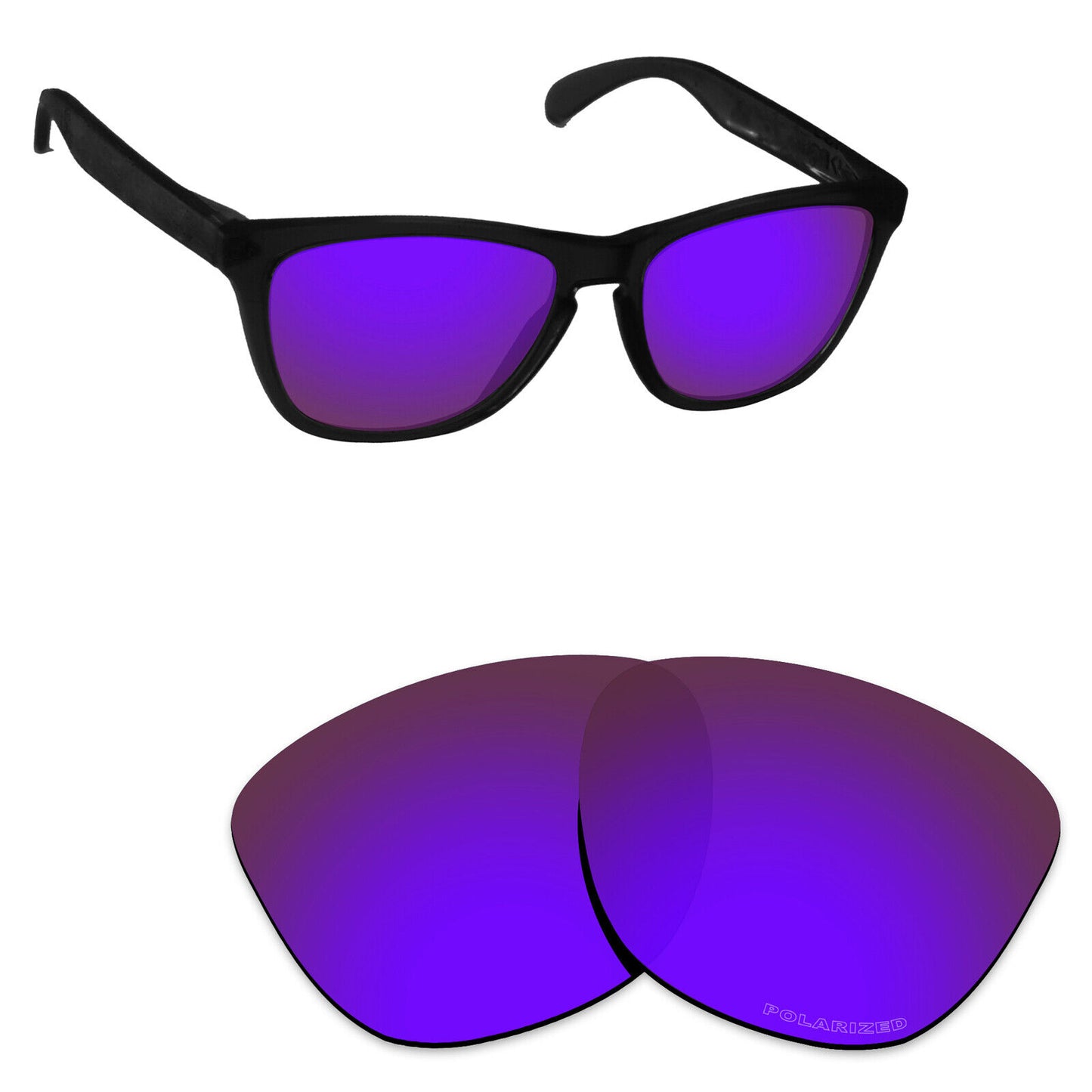 Hawkry Polarized Replacement Lenses for-Oakley Frogskins LX OO2043 - Options