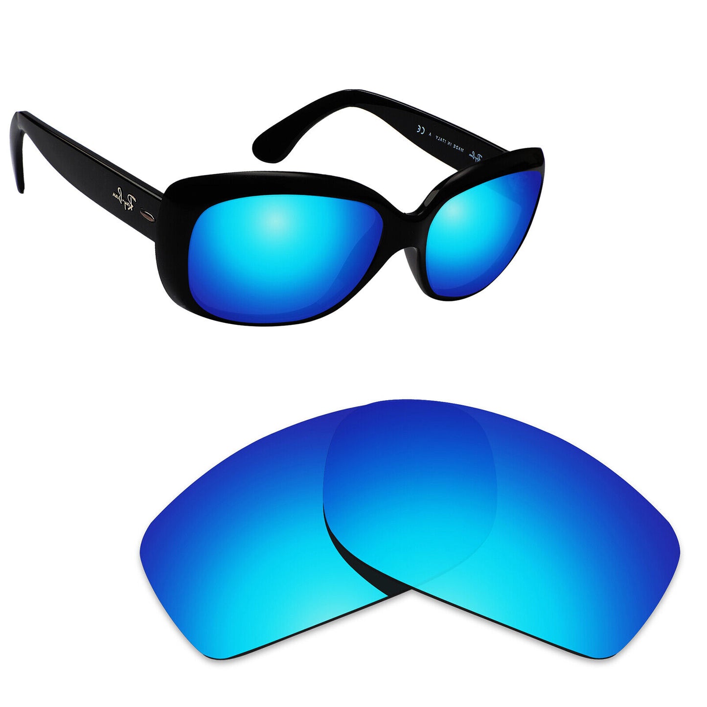 Hawkry Polarized Replacement Lenses for - RayBan-RB4101-58 Sunglass - Multiple