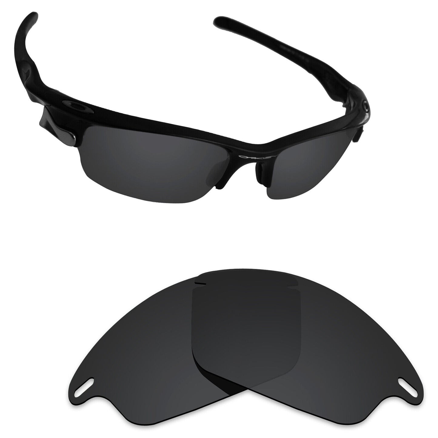 Hawkry Polarized Replacement Lenses for-Oakley Fast Jacket OO9097 - Options