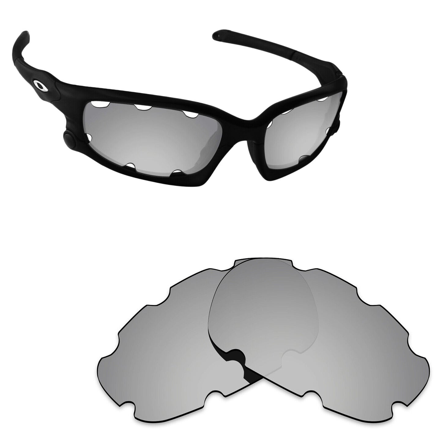 Hawkry Polarized Replacement Lens for-Oakley Split Jacket Vented OO9099 Multiple