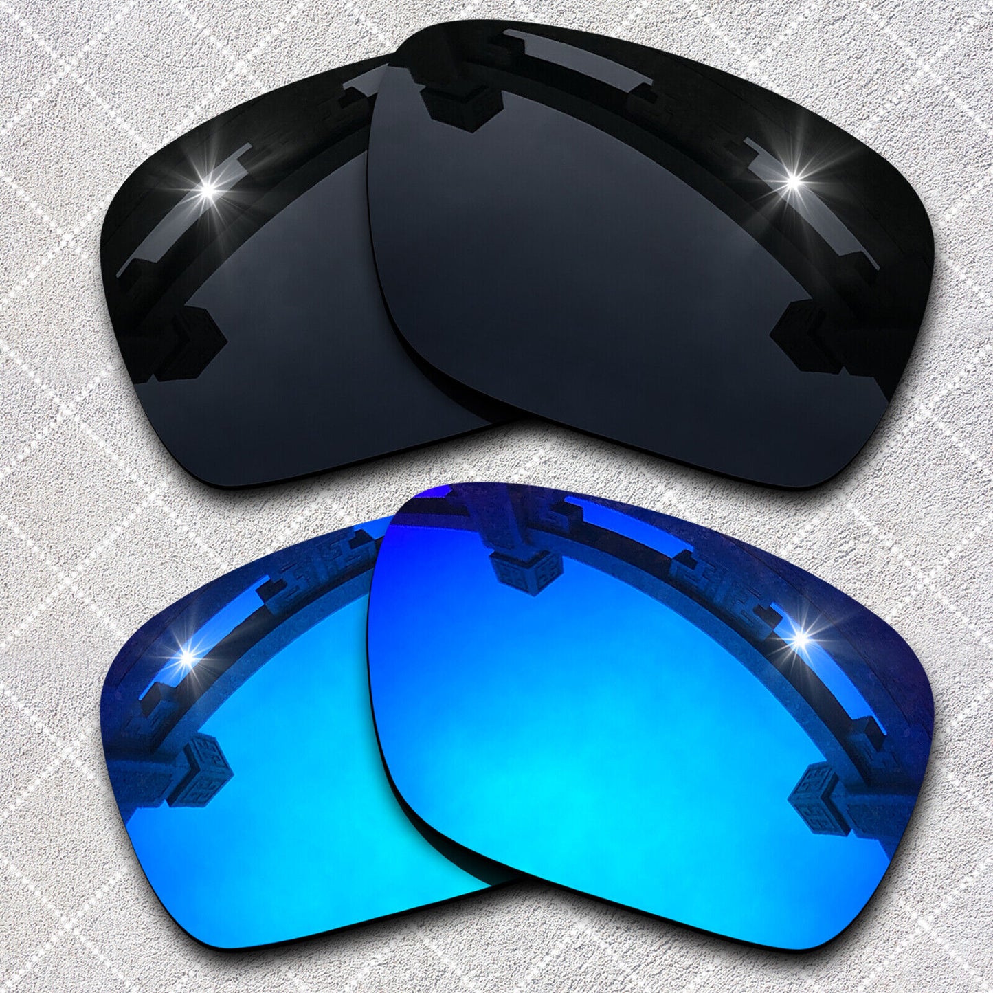 HeyRay Replacement Lenses for Crankcase OO9165 Sunglasses Polarized - Opt