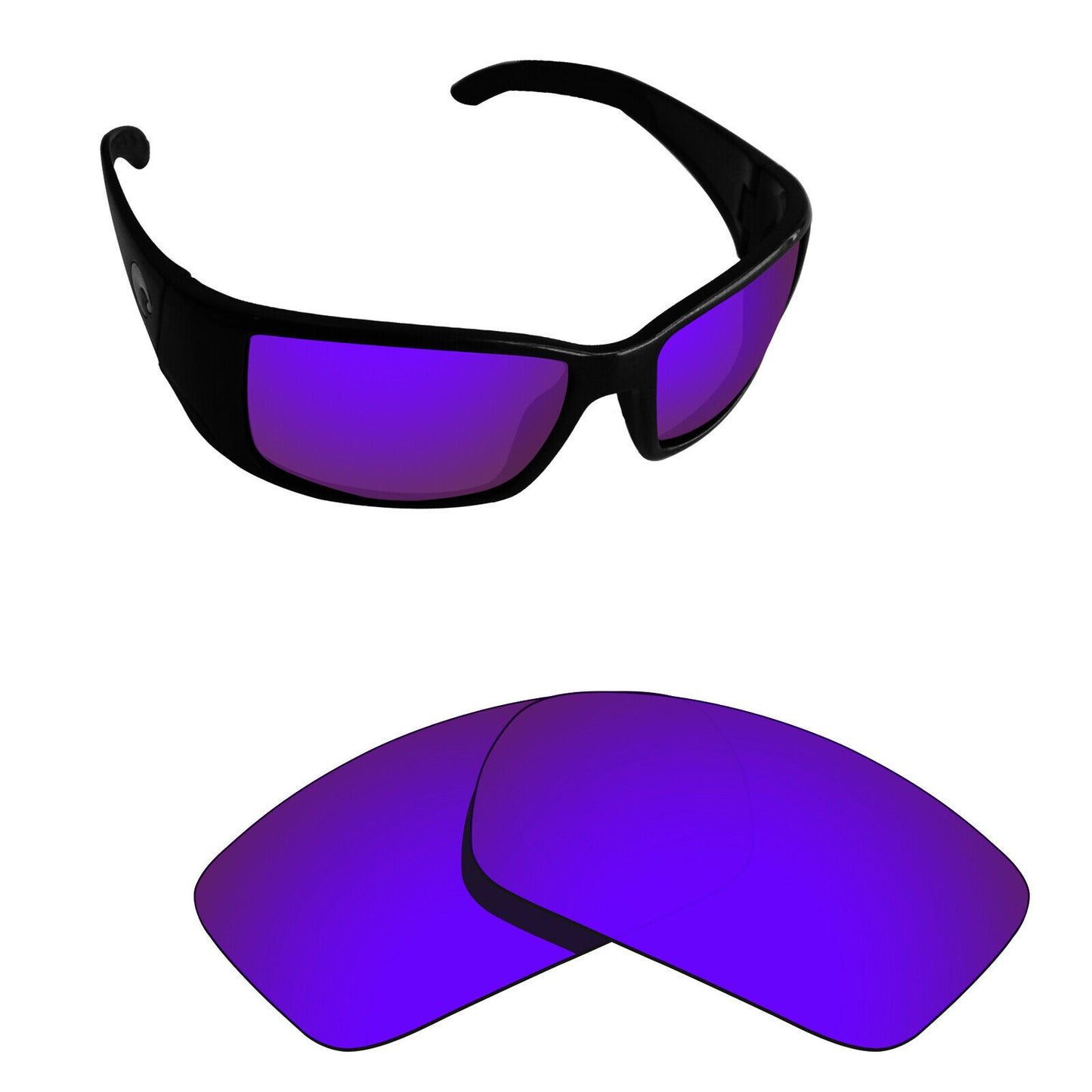 Hawkry Polarized Replacement Lenses for-Costa Blackfin Sunglass - Options