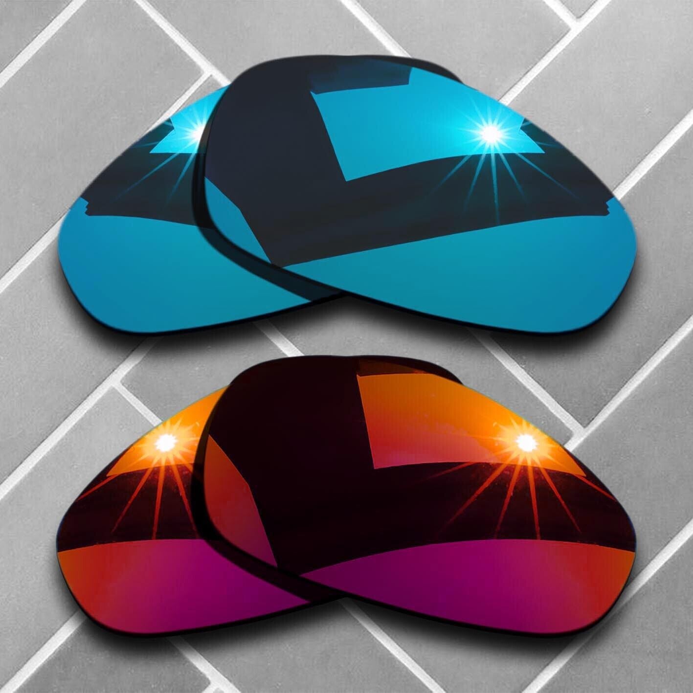 Replacement Rubber Kit Polarized Lenses for-Oakley Juliet Sunglass Choices US