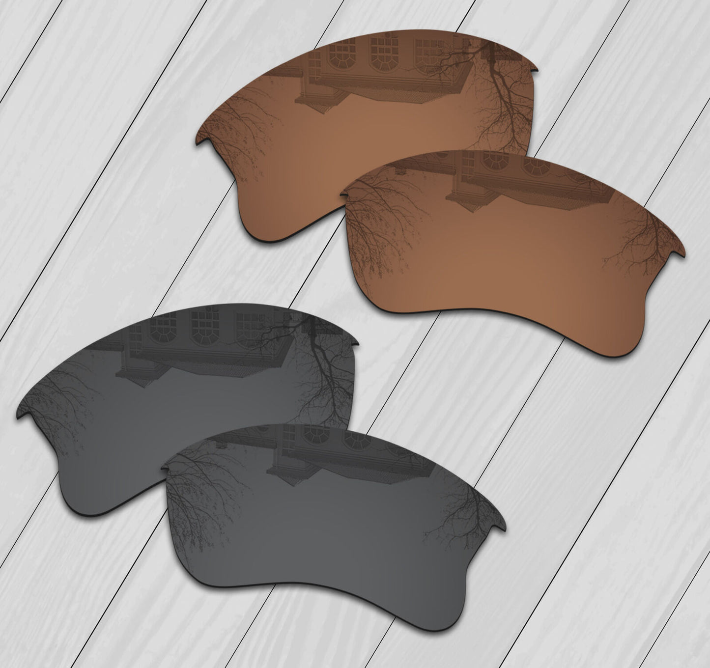 POLARIZED Replacement Lenses For-Oakley Half Jacket 2.0 XL Anti-Scratch Options