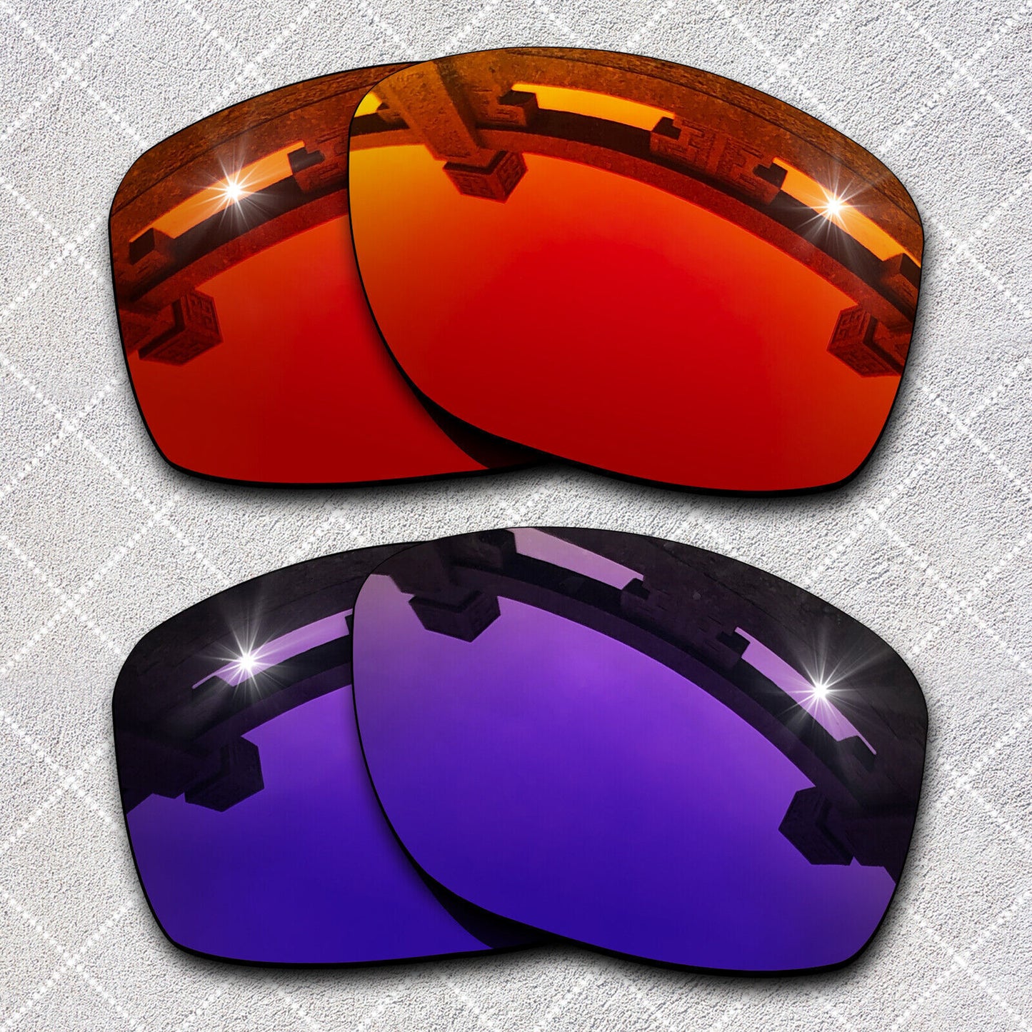 HeyRay Replacement Lenses for Pit Bull Asian Fit OO9161 Sunglasses Polarized-Opt