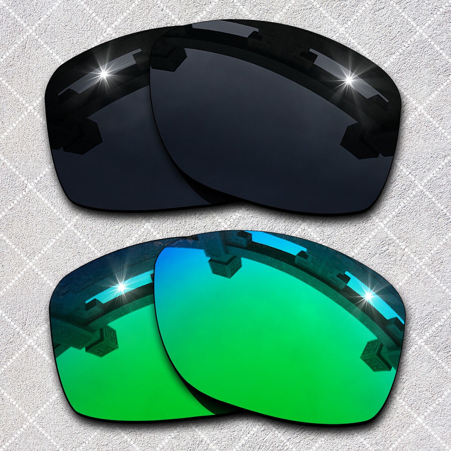 HeyRay Replacement Lenses for Pit Bull Asian Fit OO9161 Sunglasses Polarized-Opt
