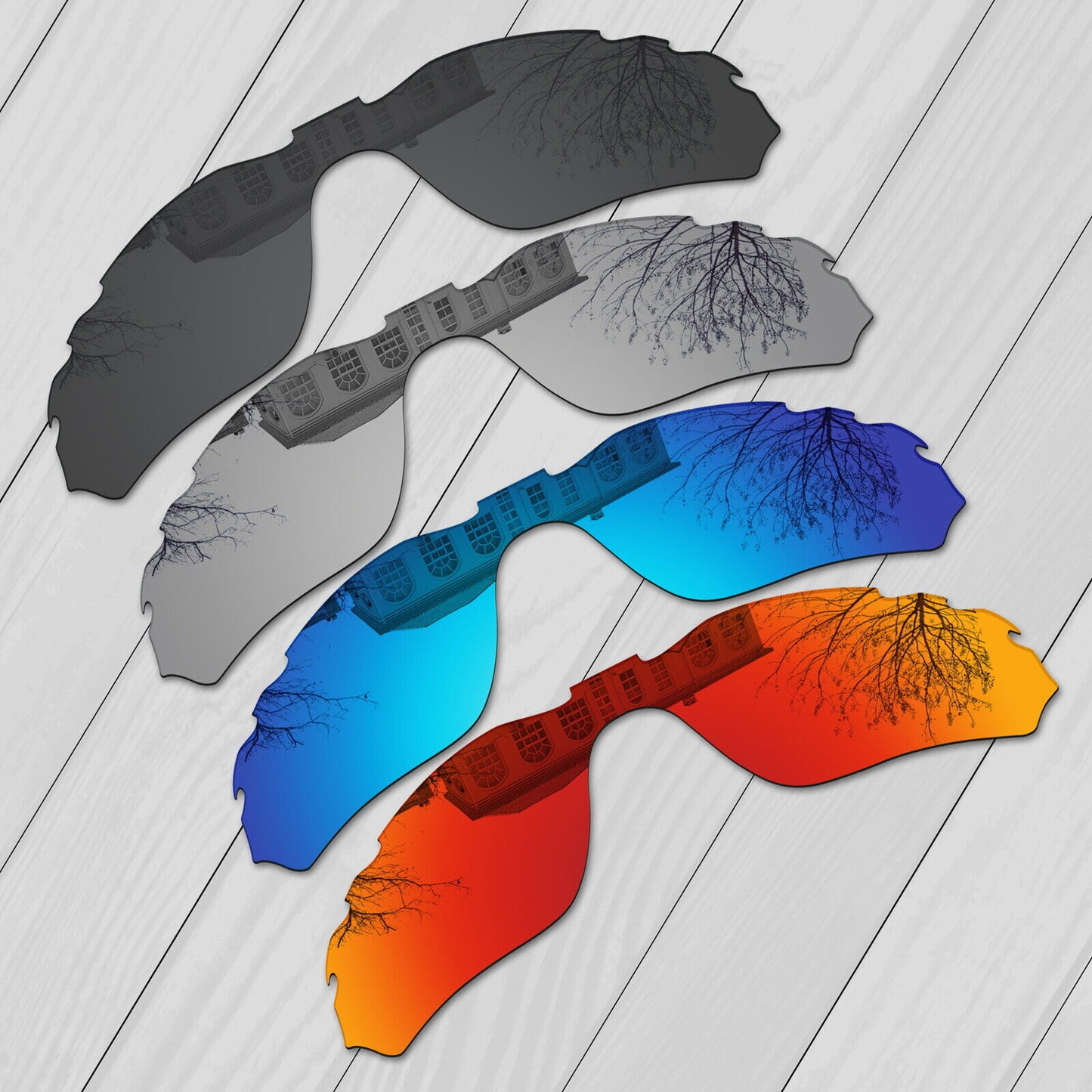 POLARIZED Replacement Lenses For-Oakley Radar Edge Vented OO9184 Anti-Scratch