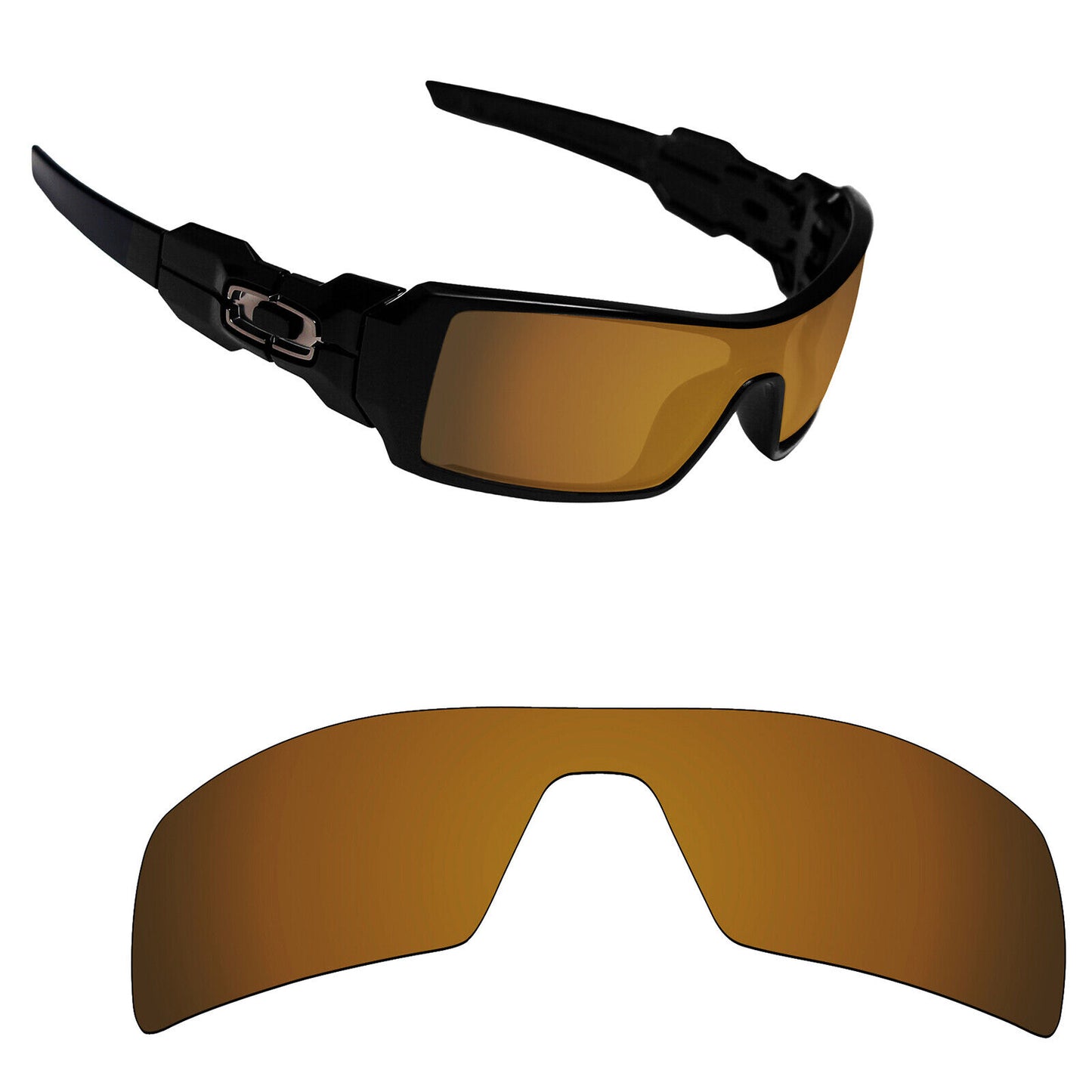 Hawkry Polarized Replacement Lenses for-Oakley Oil Rig Sunglass - Options