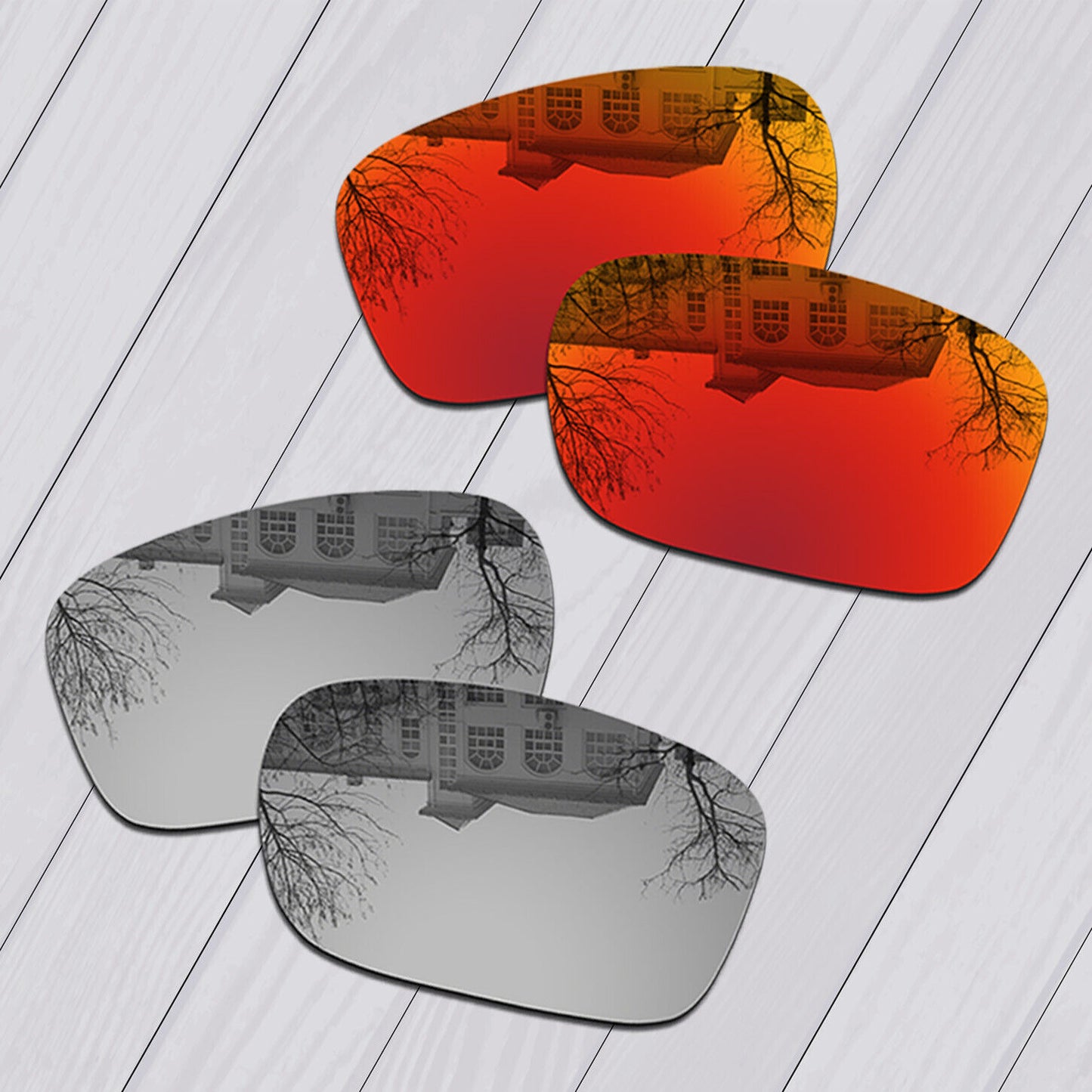 POLARIZED Replacement Lenses For-Oakley Twoface OO9189 Anti-Scratch Options