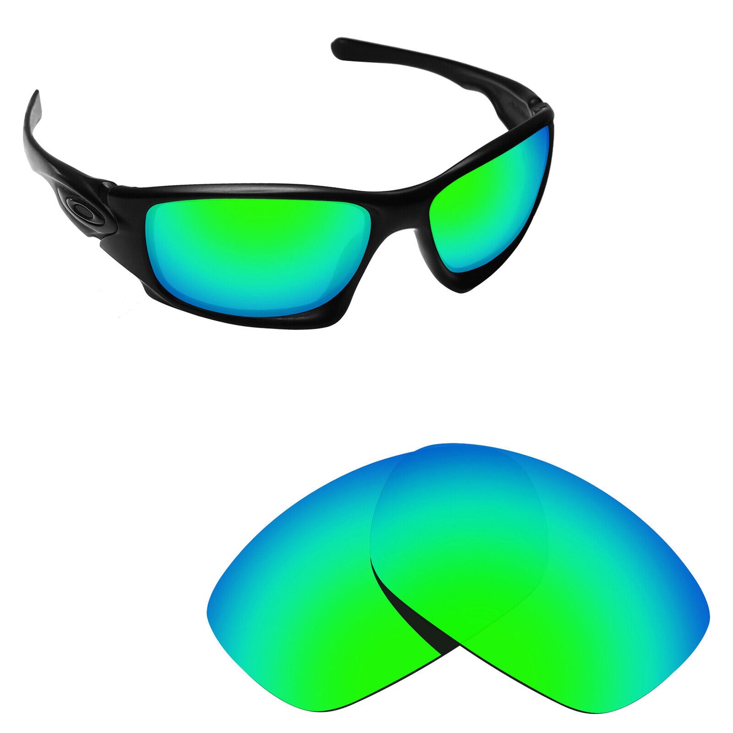 Hawkry Polarized Replacement Lenses for-Oakley Ten OO9128 Sunglass - Options