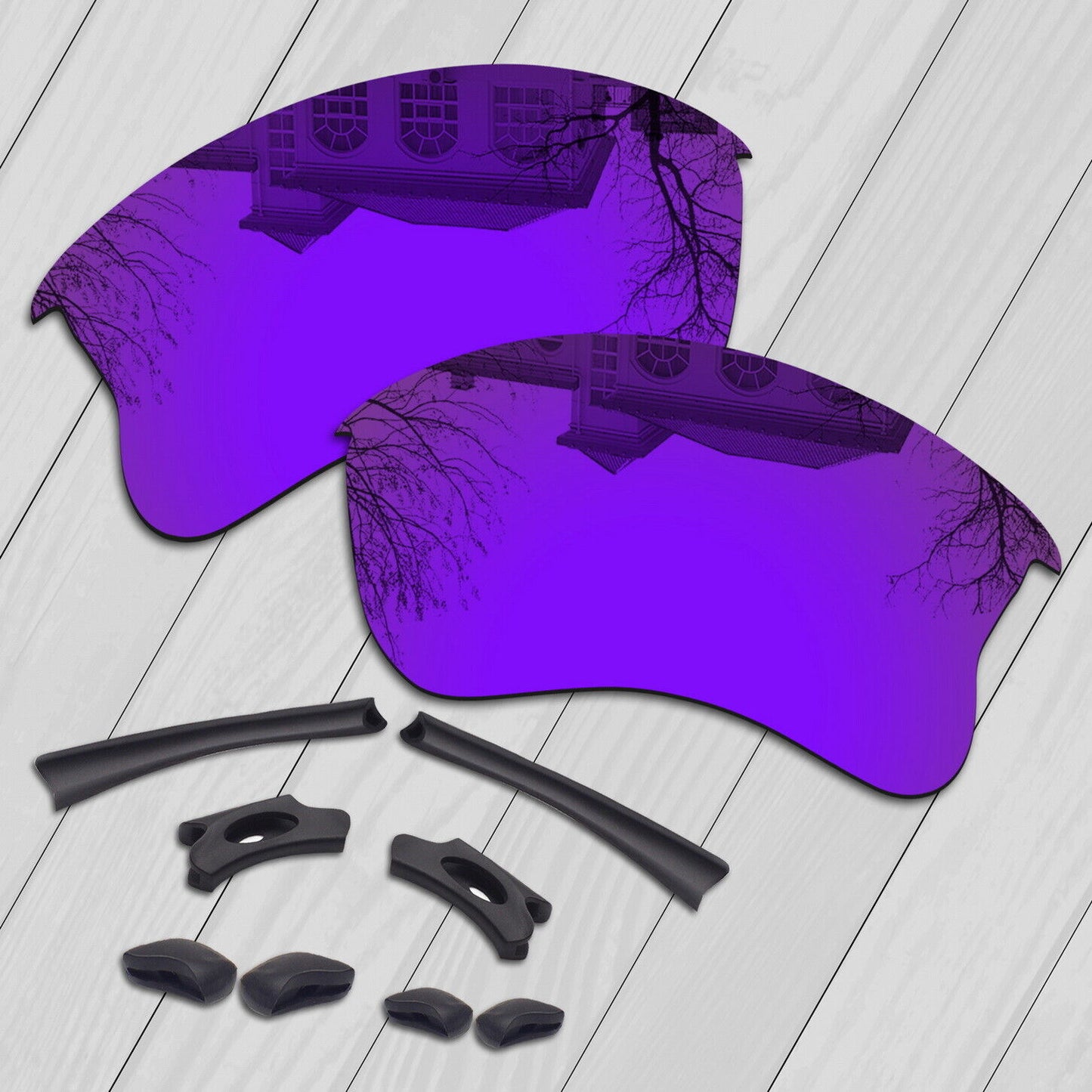 POLARIZED Replacement Lenses For-Oakley Flak Jacket XLJ & Kits Anti-Scratch Opt