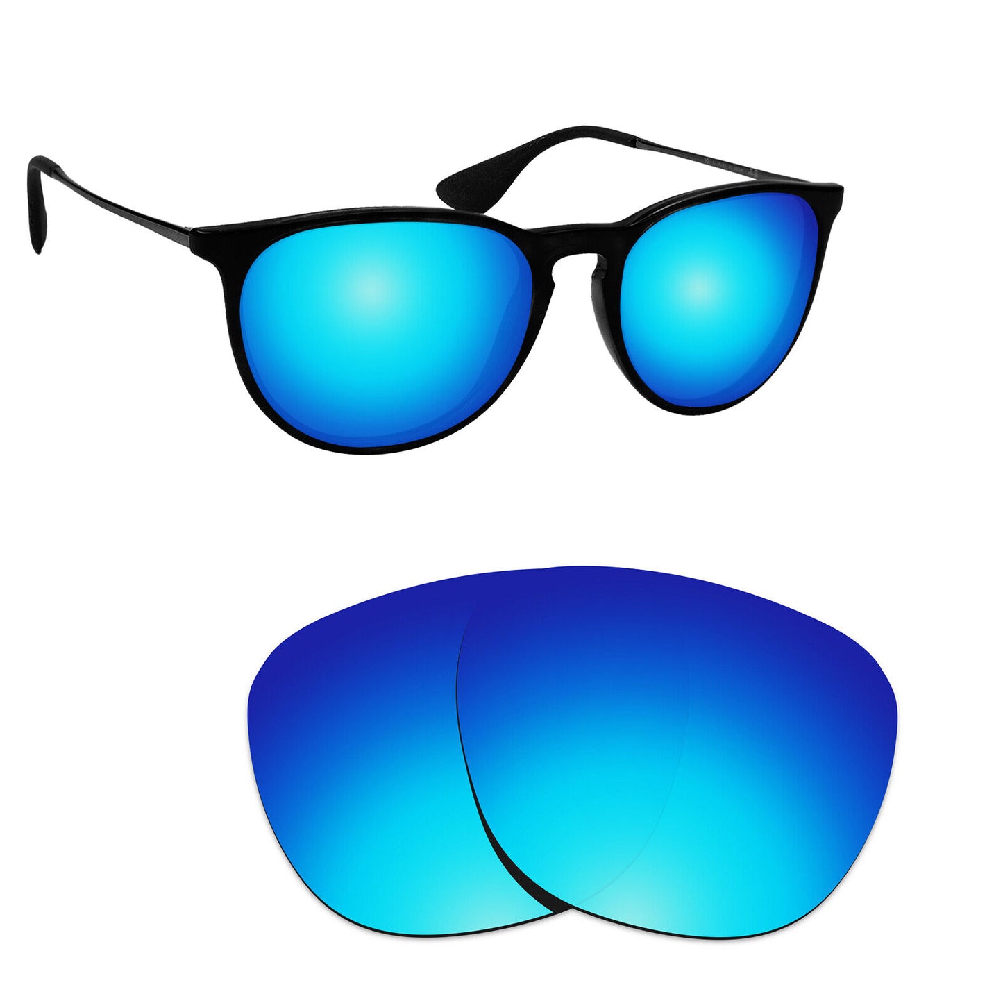 Hawkry Polarized Replacement Lens for-RayBan RB4171-54 Sunglass - Options