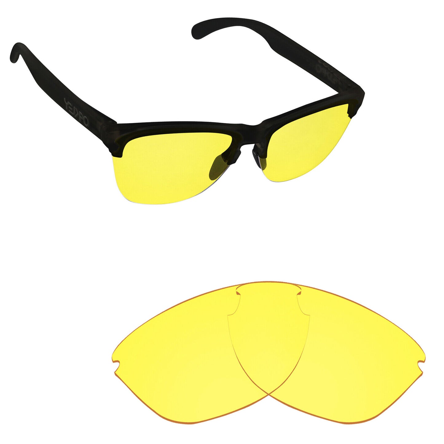Hawkry Polarized Replacement Lens for-Oakley Frogskins Lite OO9374 - Multiple