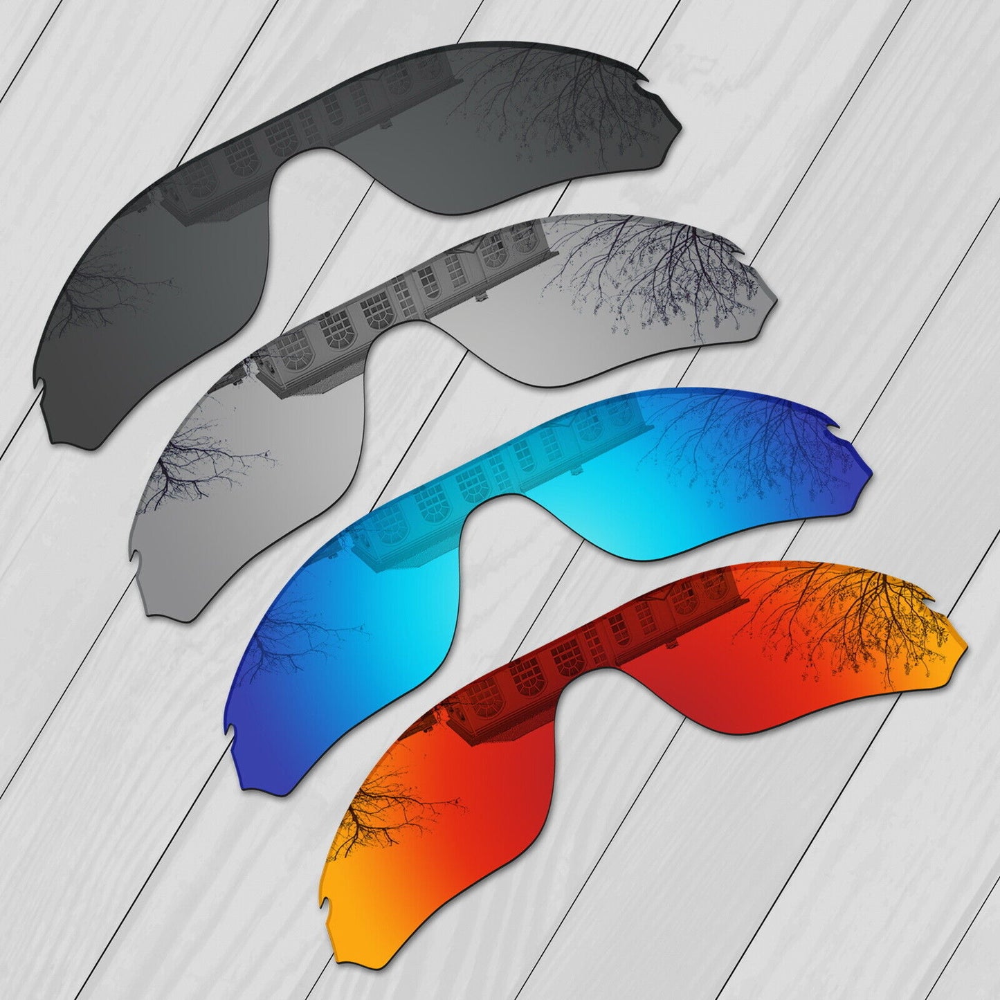 POLARIZED Replacement Lens & Kit For-Oakley RadarLock Edge OO9183 Anti-Scratch