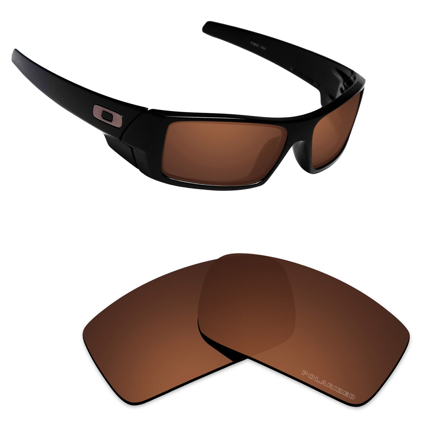 Hawkry Polarized Replacement Lenses for-Oakley Gascan Sunglass - Multiple