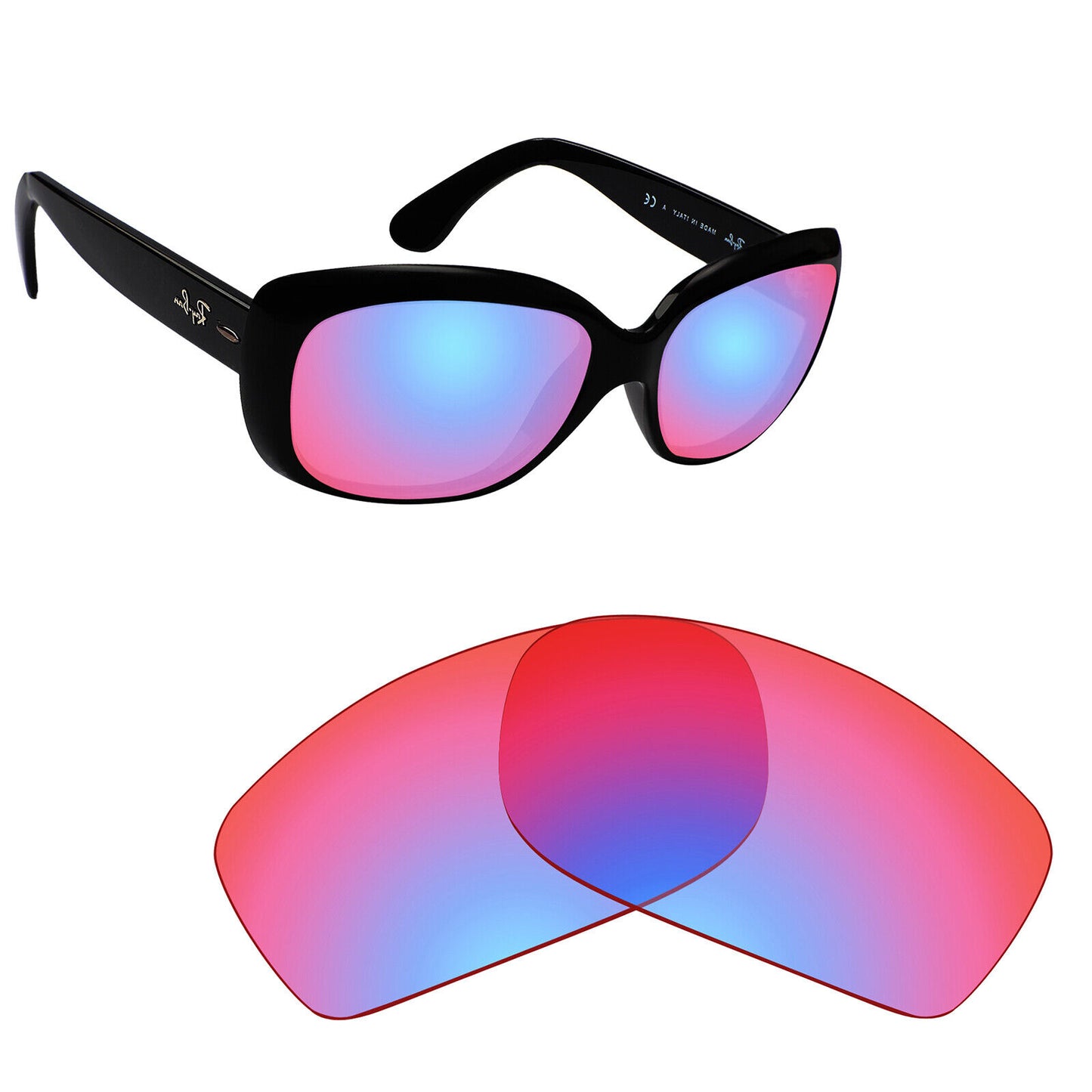 Hawkry Polarized Replacement Lenses for - RayBan-RB4101-58 Sunglass - Multiple