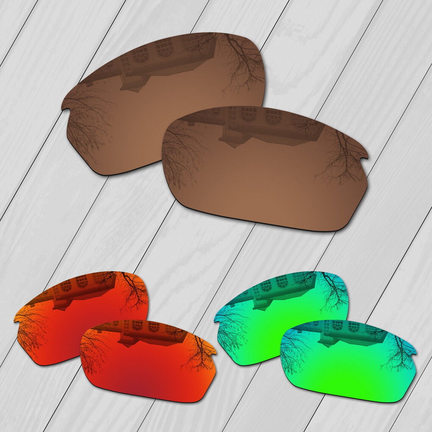 POLARIZED Replacement Lot Lenses For-Oakley Commit SQ OO9086 Anti-Scratch