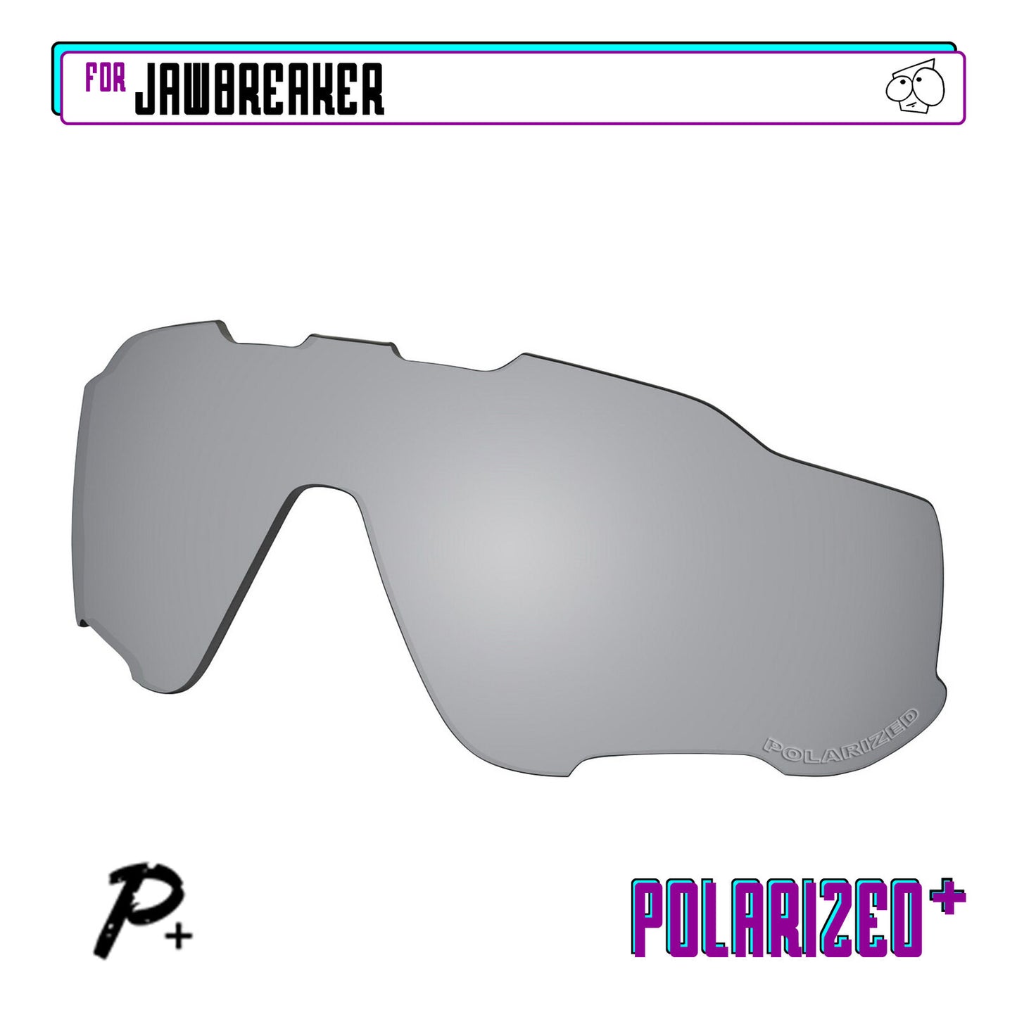 POLARIZED+ Replacement Lens For-Oakley Jawbreaker Sunglass Anti-Scratch