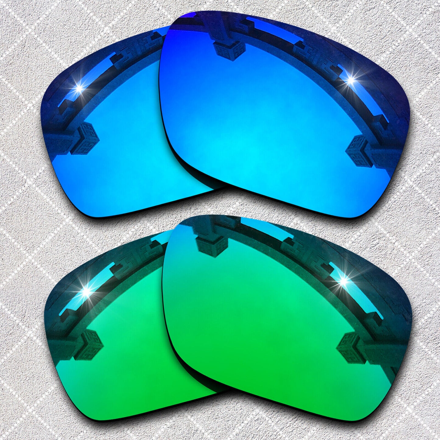 HeyRay Replacement Lenses for Crankcase OO9165 Sunglasses Polarized - Opt