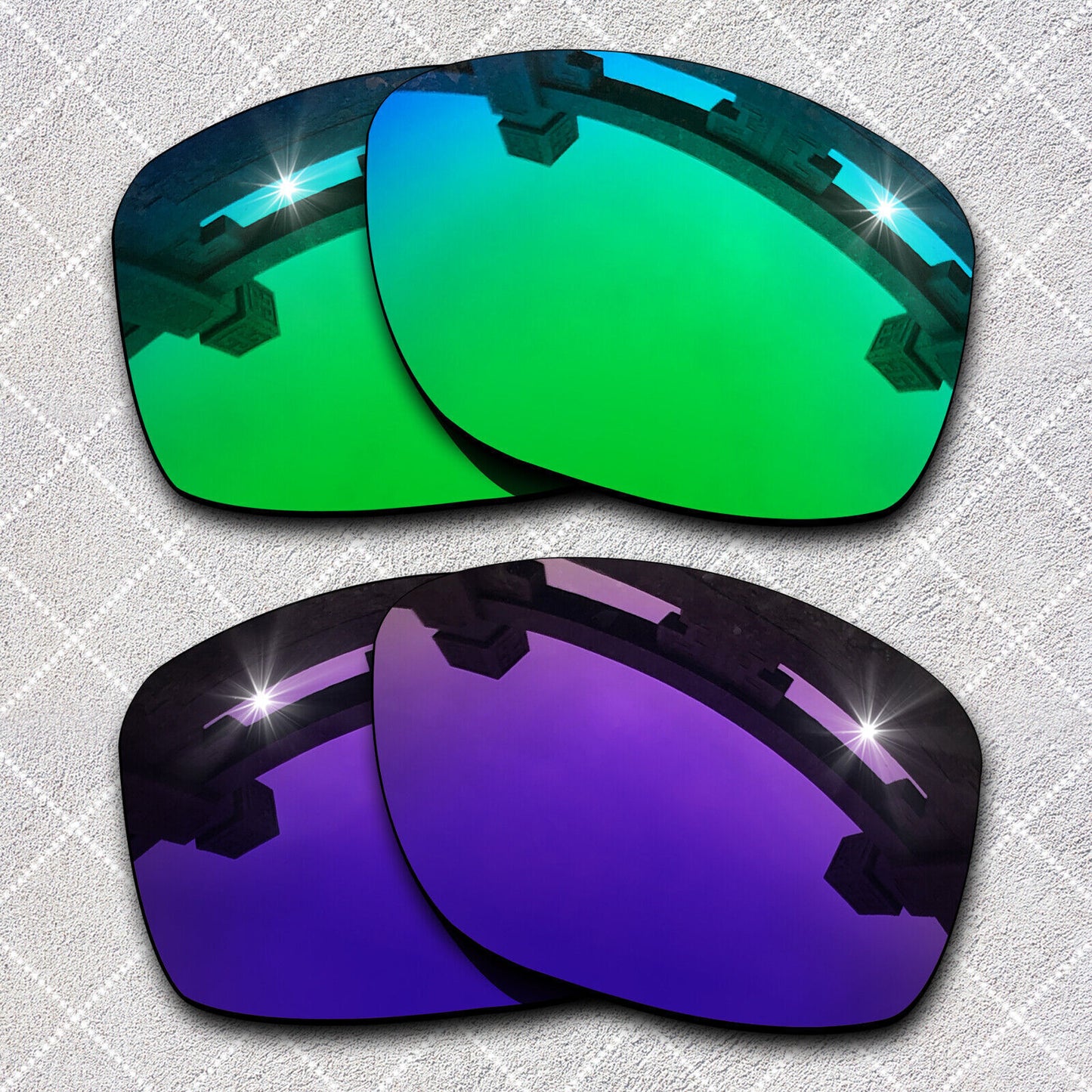 HeyRay Replacement Lenses for Pit Bull Asian Fit OO9161 Sunglasses Polarized-Opt