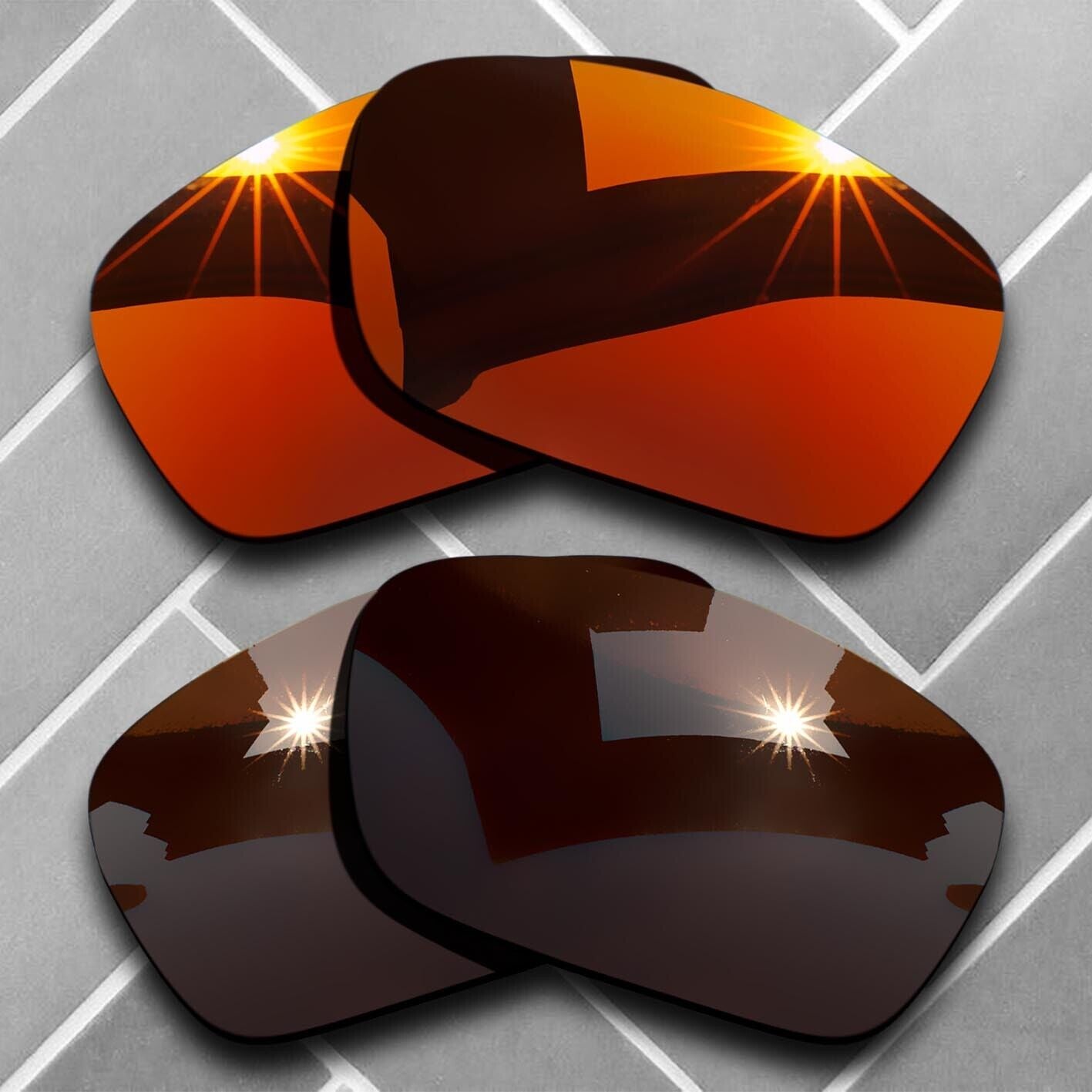 Polarized Replacement lenses for-Oakley Fuel Cell OO9096 Anti-Scratch Choices US