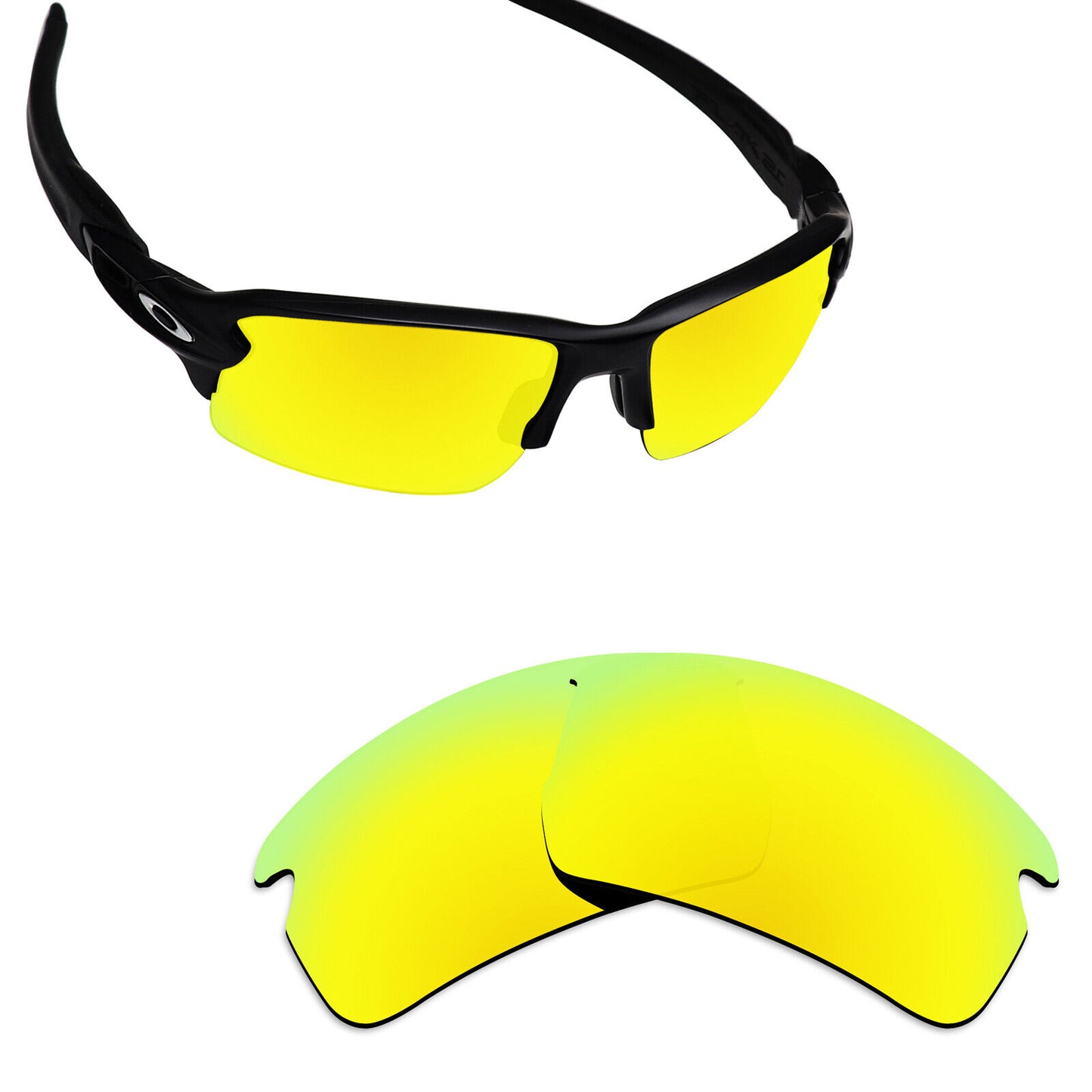 Hawkry Polarized Replacement Lens for-Oakley Flak 2.0 Asian Fit (AF)OO9271-opt