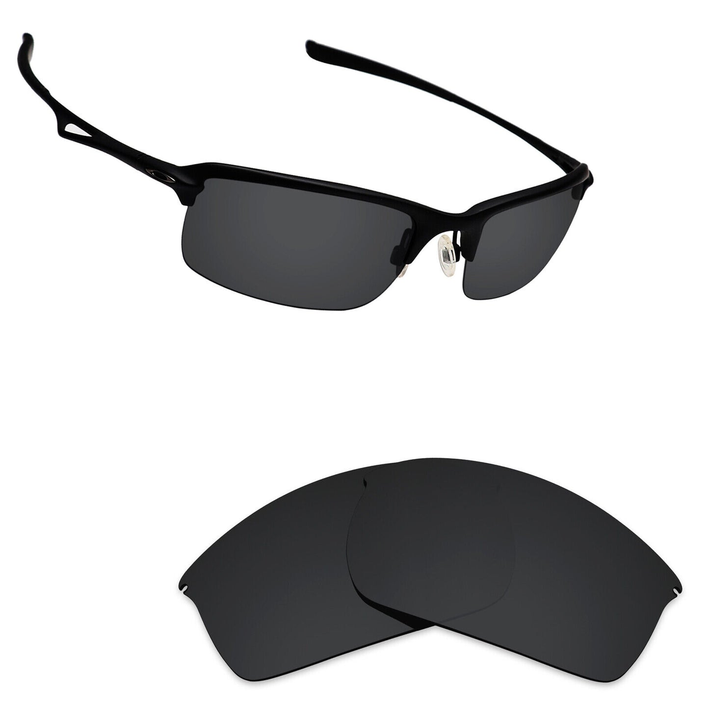 Hawkry Polarized Replacement Lenses for-Oakley Wiretap Sunglass - Multiple