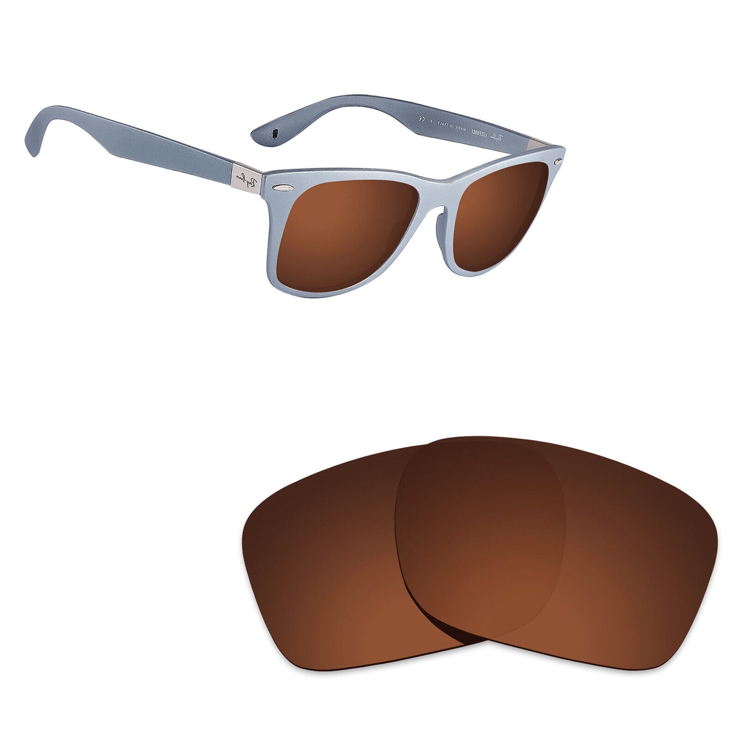 Hawkry Polarized Replacement Lenses for - RayBan-RB4195-52 Sunglass - Multiple