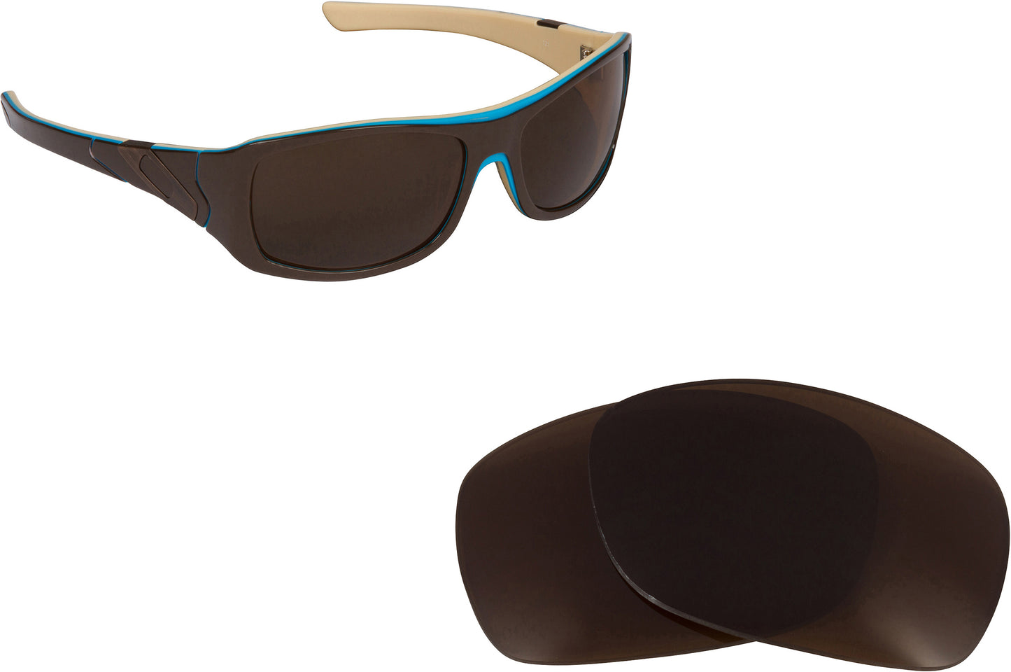 LenSwitch Replacement Lenses for Oakley Sideways Sunglasses Multi-Color