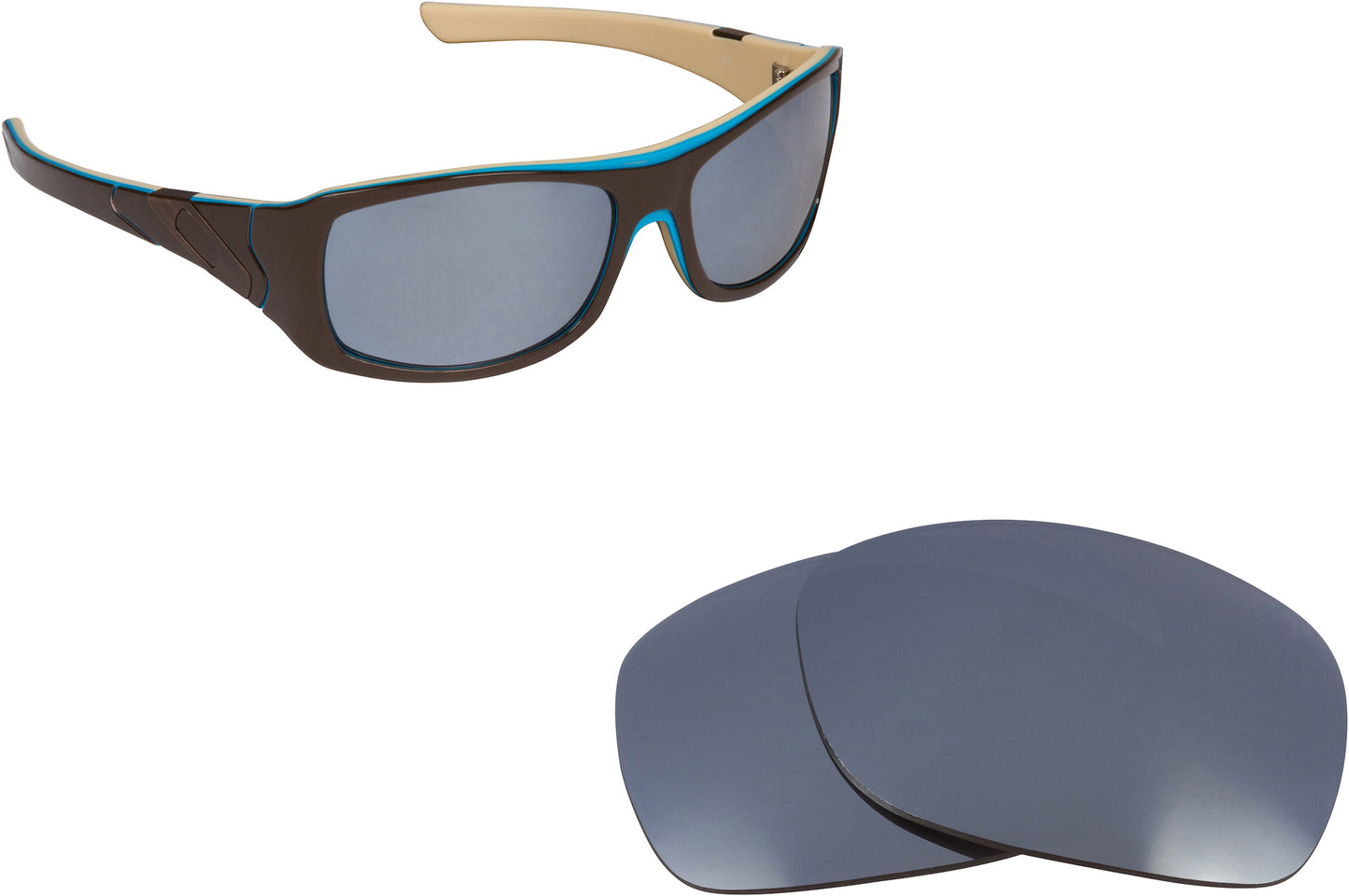 LenSwitch Replacement Lenses for Oakley Sideways Sunglasses Multi-Color